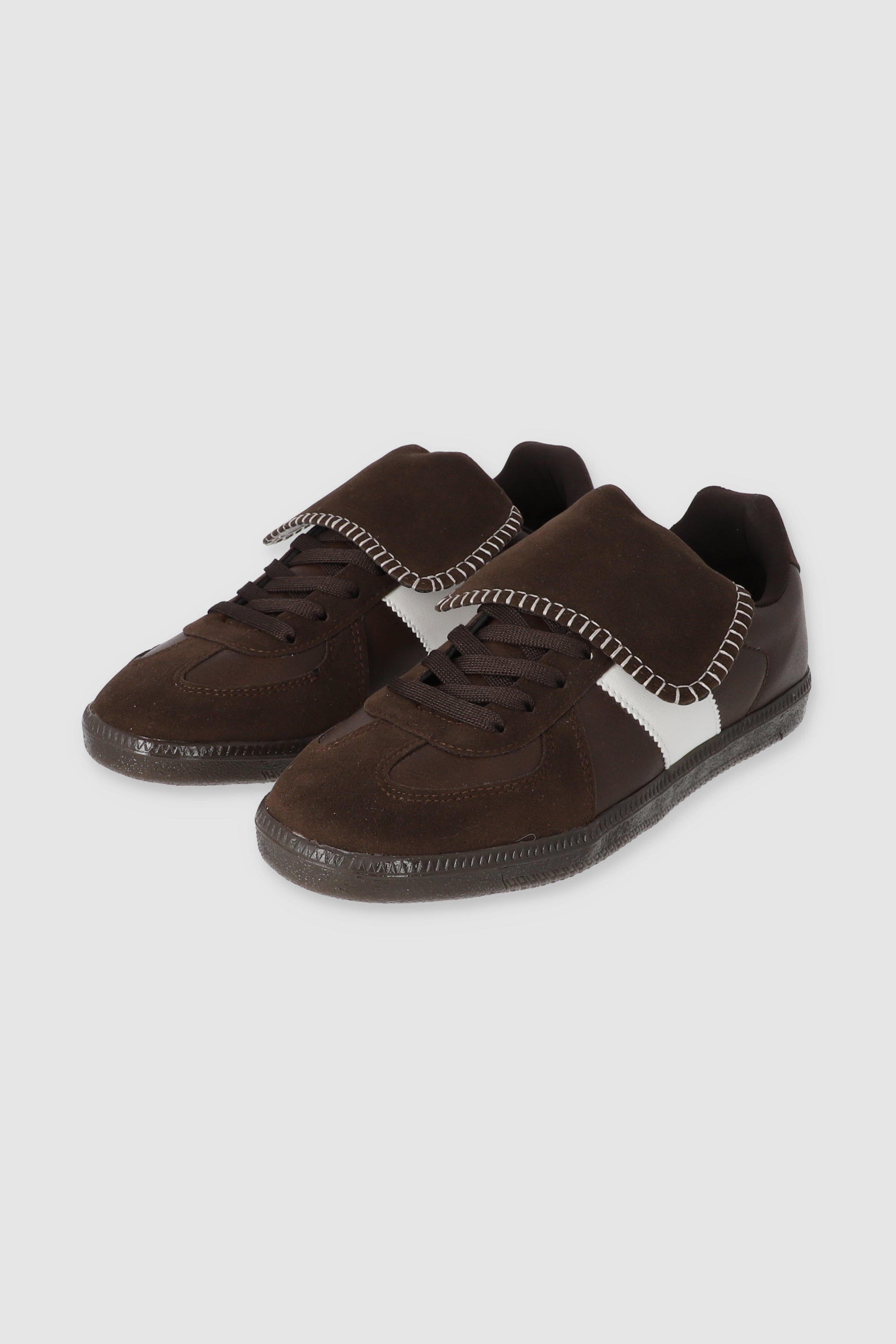 Tenis casual lengueta suede CAFE
