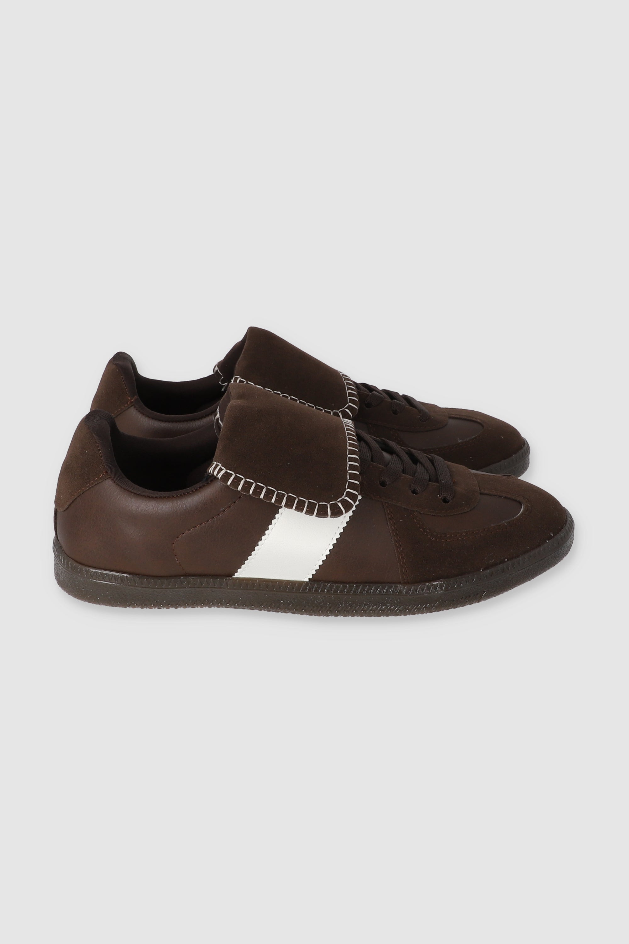 Tenis casual lengueta suede CAFE