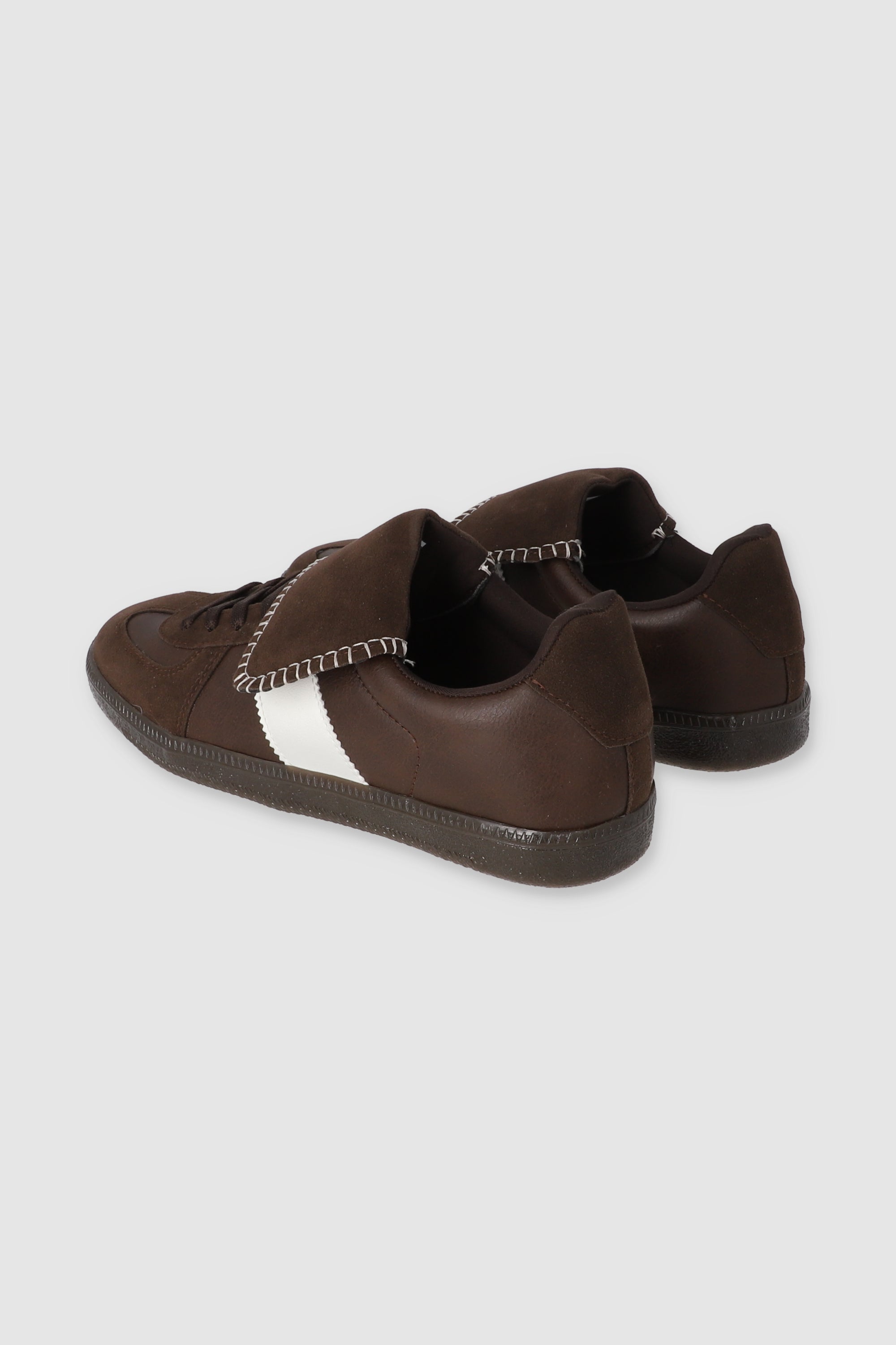 Tenis casual lengueta suede CAFE