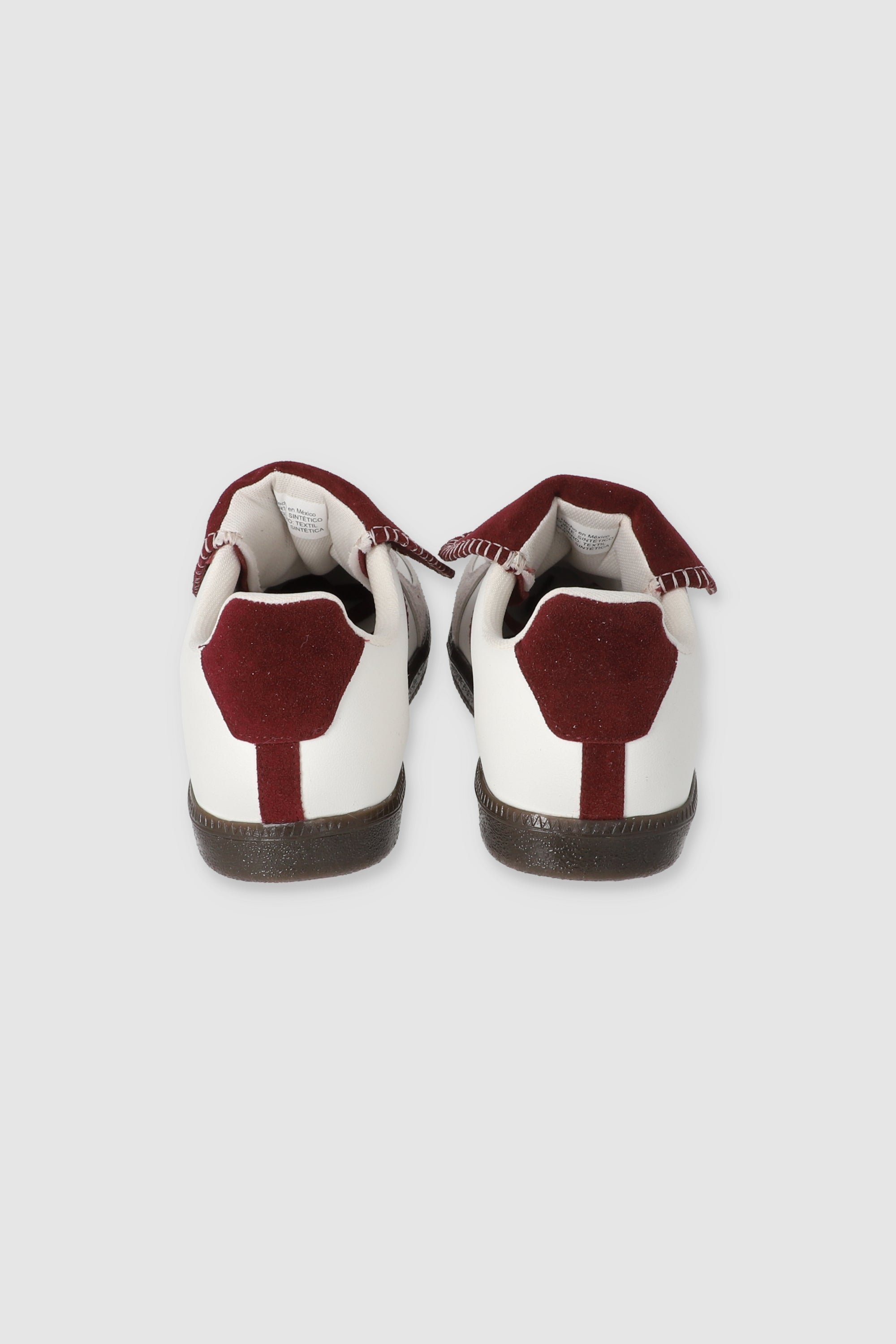 Tenis casual lengueta suede VINO