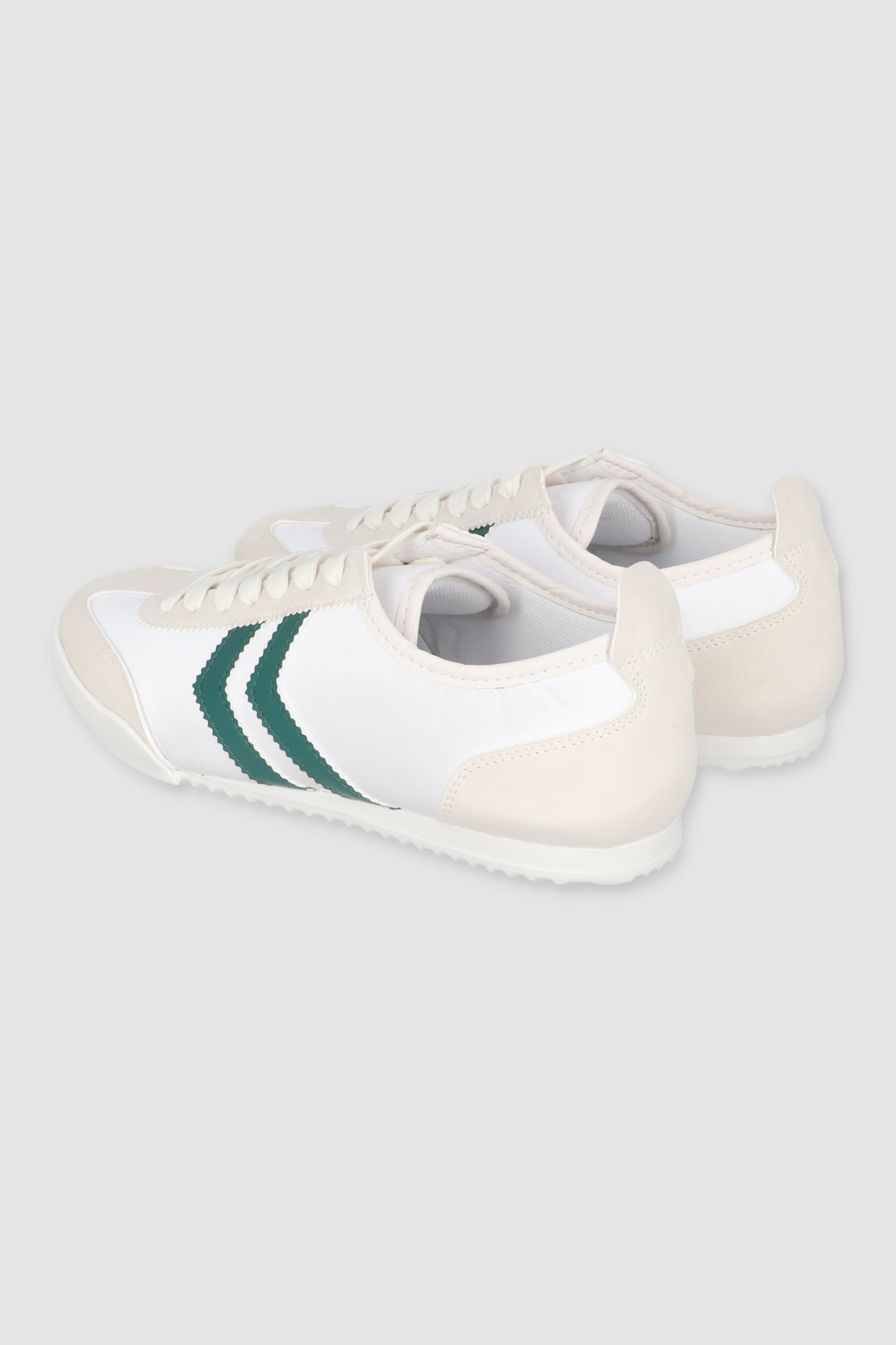 Tenis casual zigzag lateral BLANCO