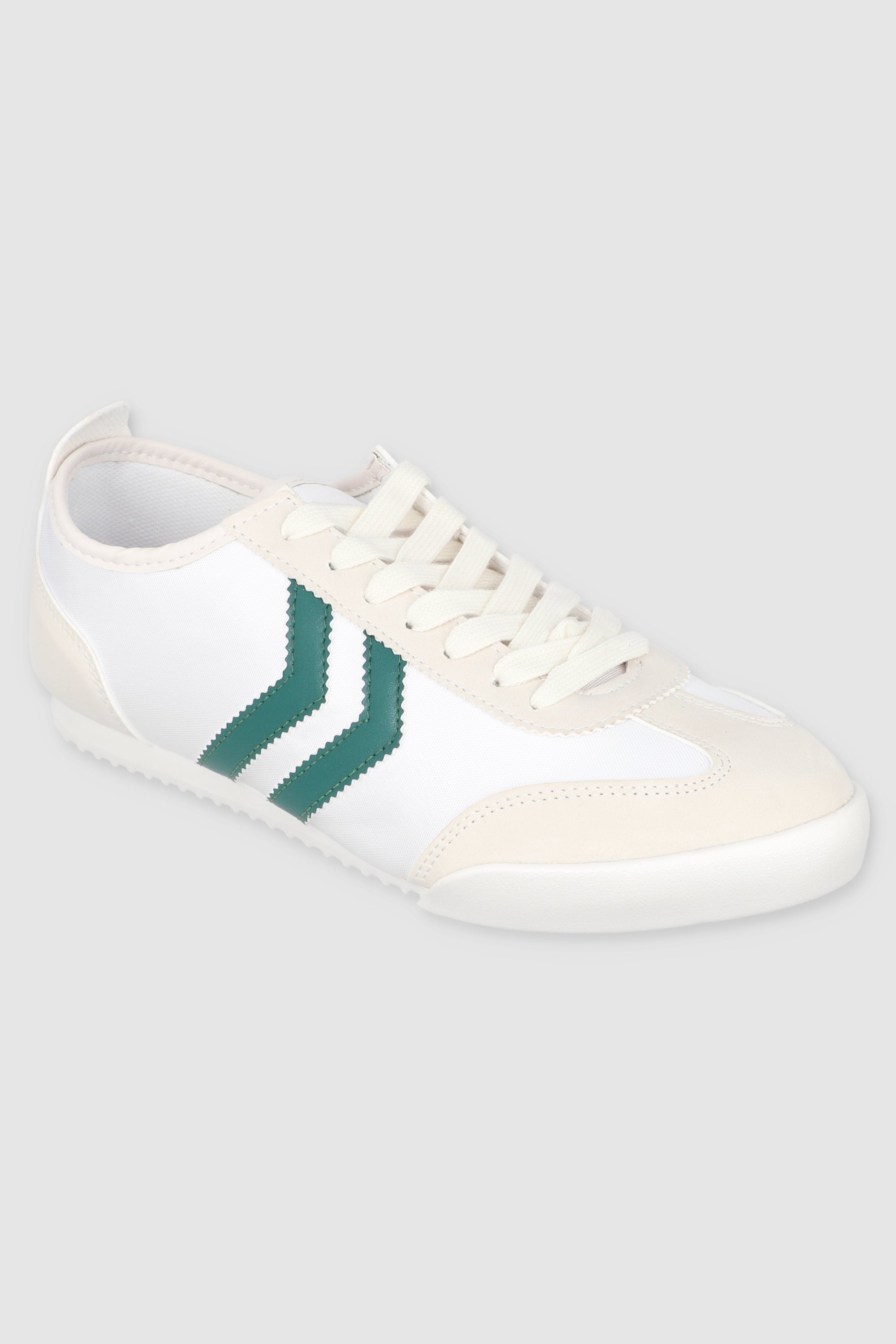 Tenis casual zigzag lateral BLANCO