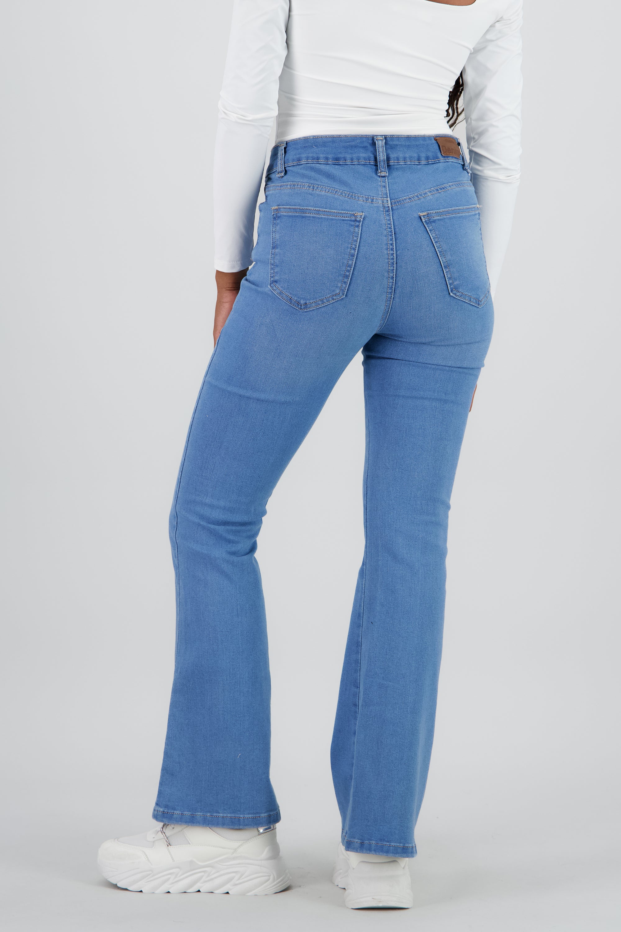Jeans flare crop LIGHT WASH