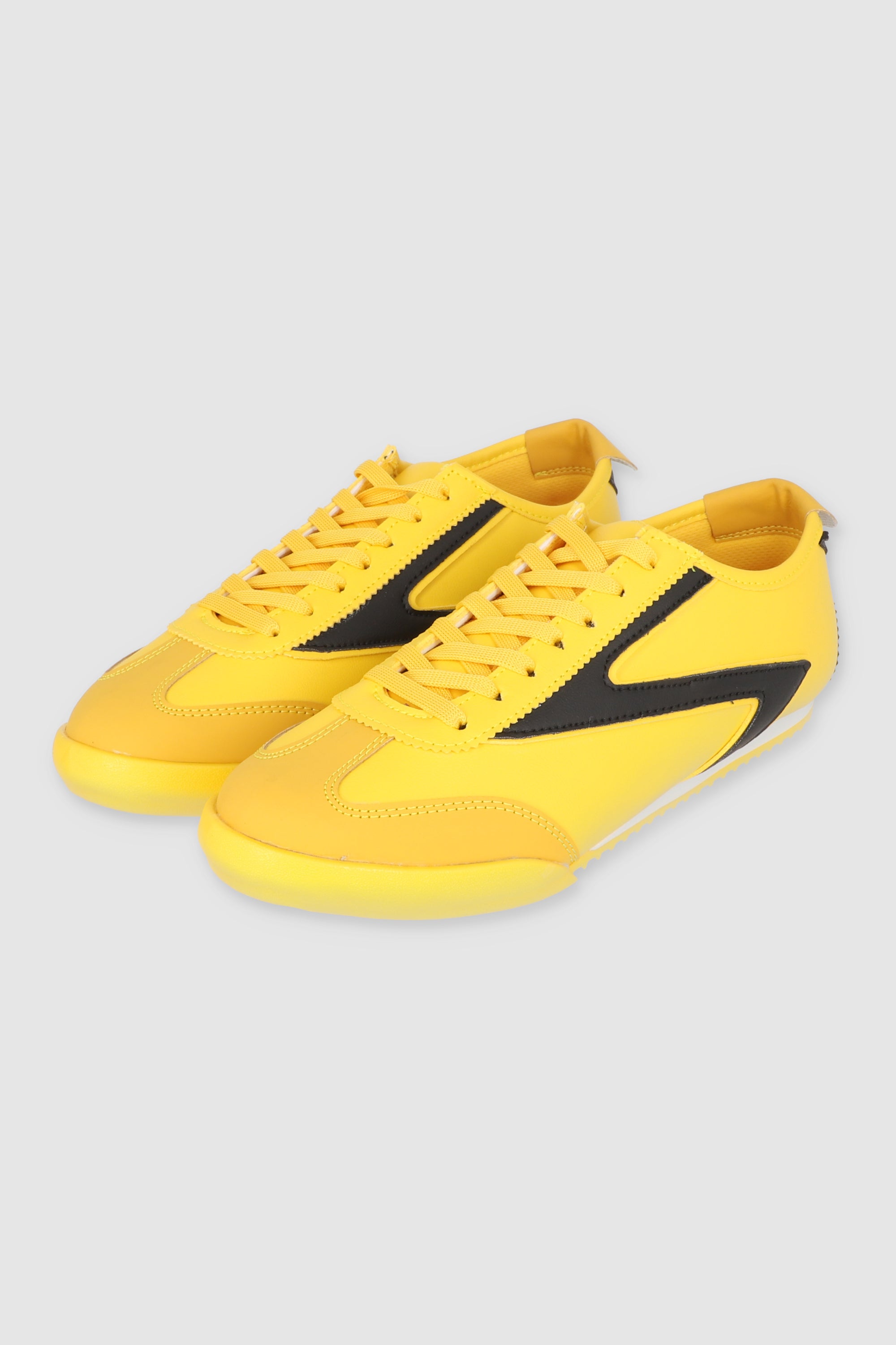 Tenis casual estilo retro AMARILLO