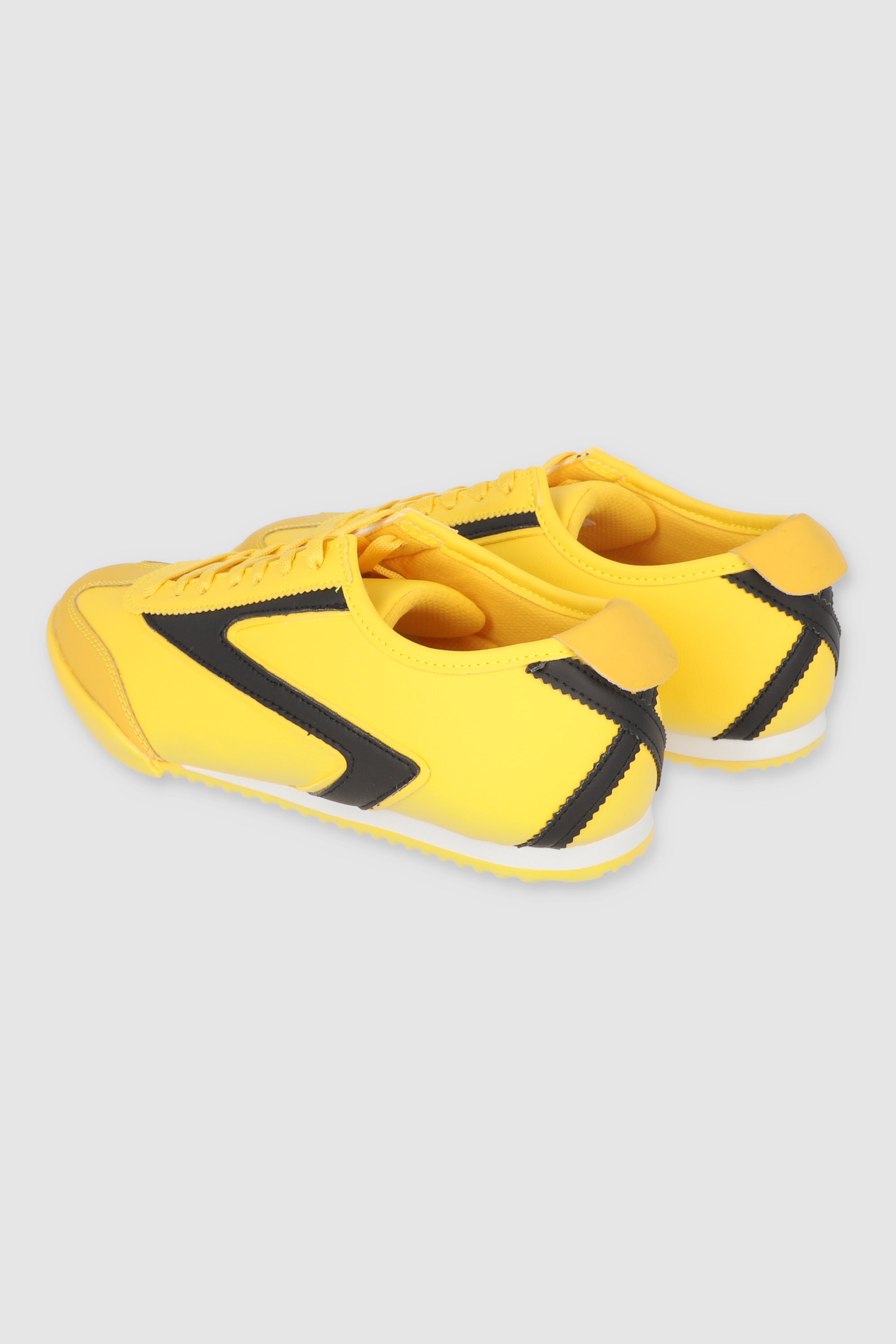 Tenis casual estilo retro AMARILLO