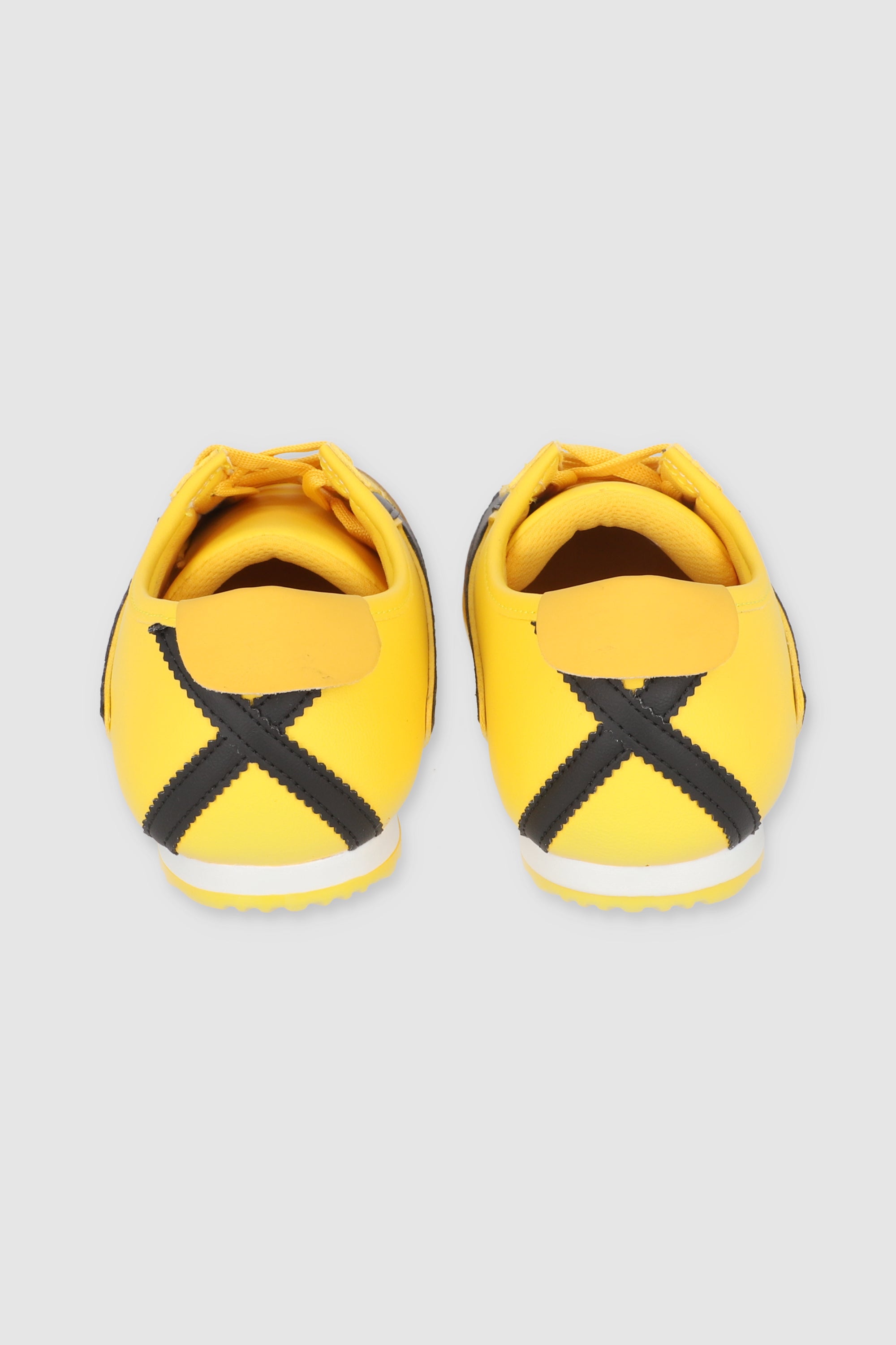Tenis casual estilo retro AMARILLO