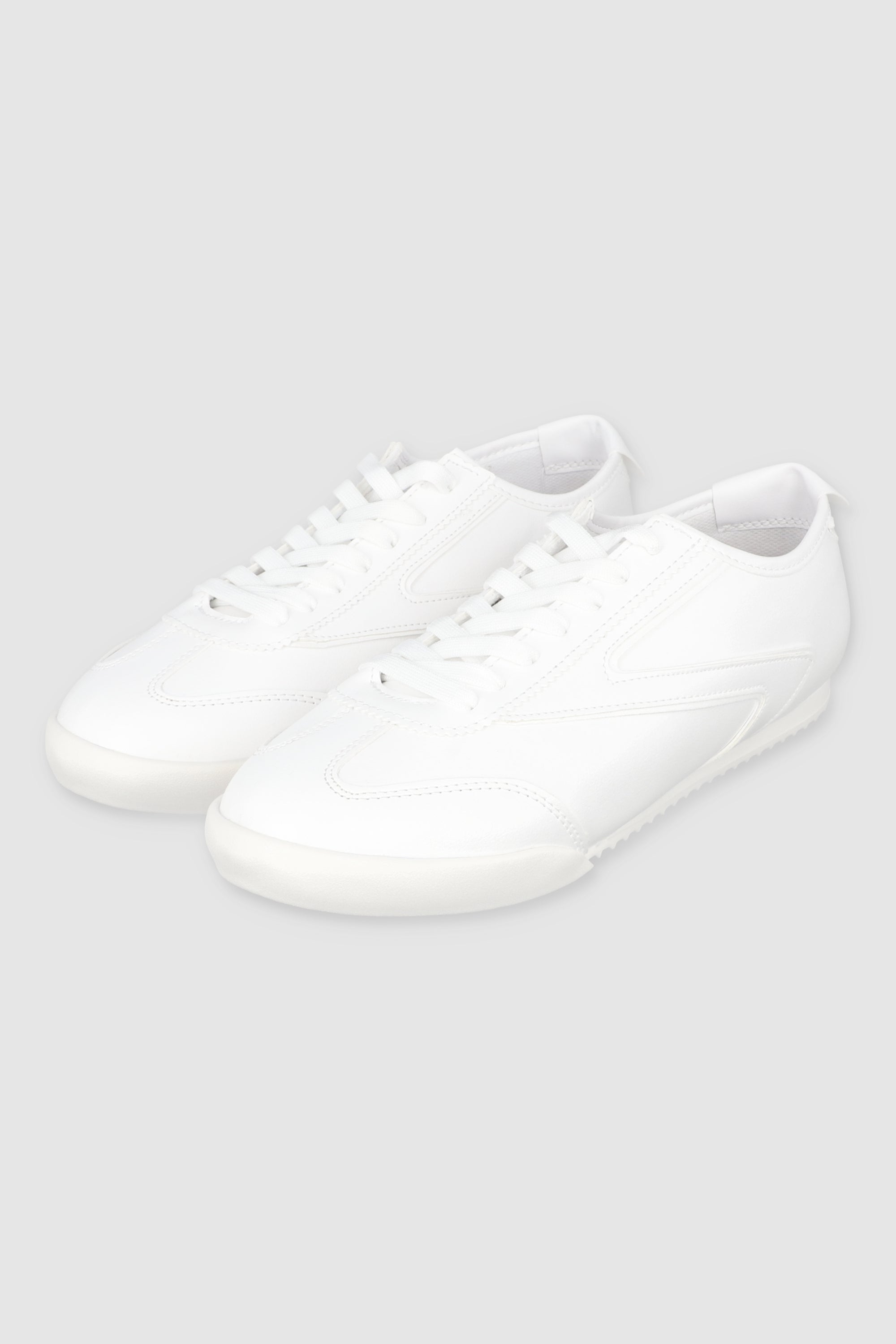 Tenis casual estilo retro BLANCO