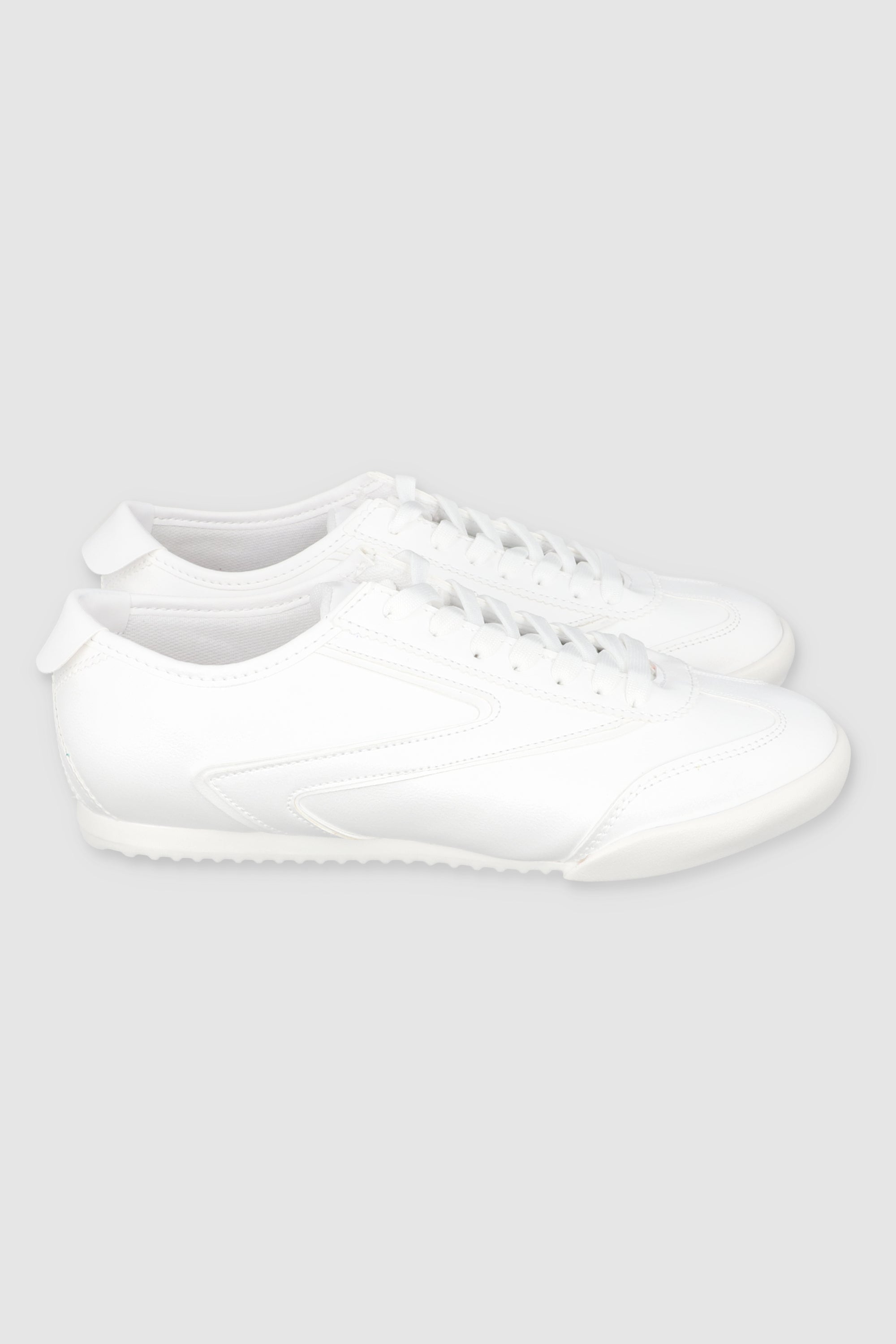 Tenis casual estilo retro BLANCO