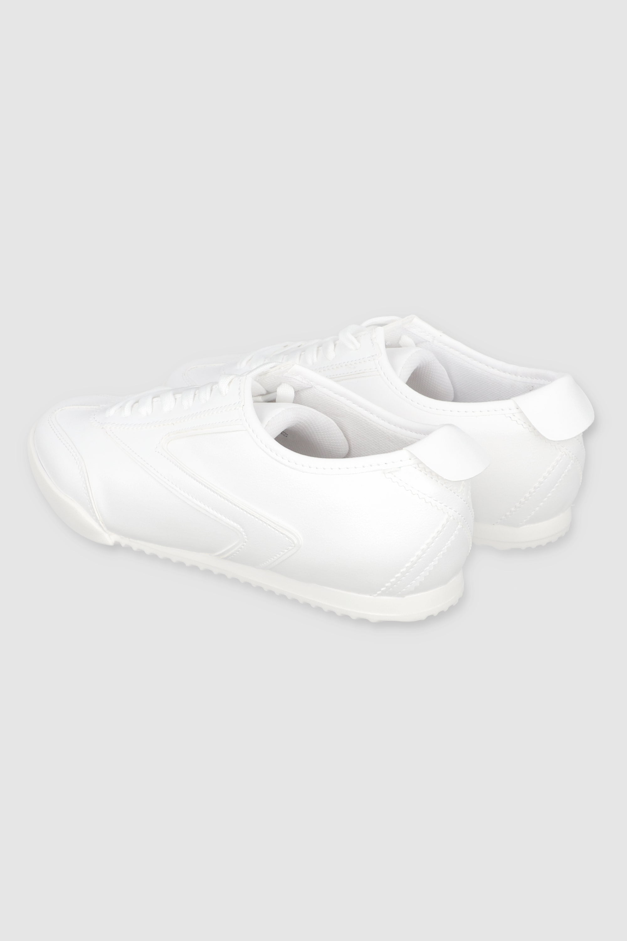 Tenis casual estilo retro BLANCO