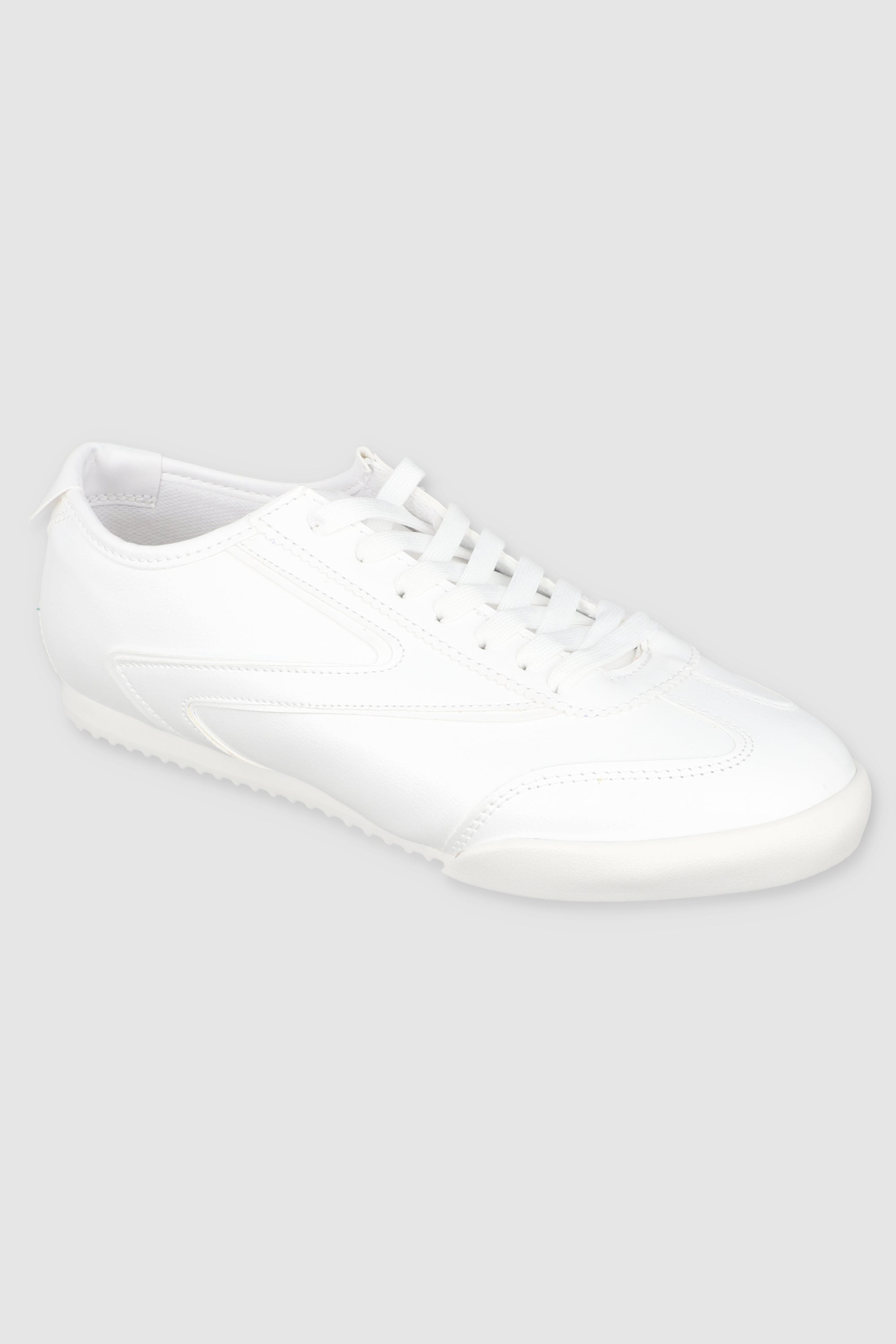 Tenis casual estilo retro BLANCO