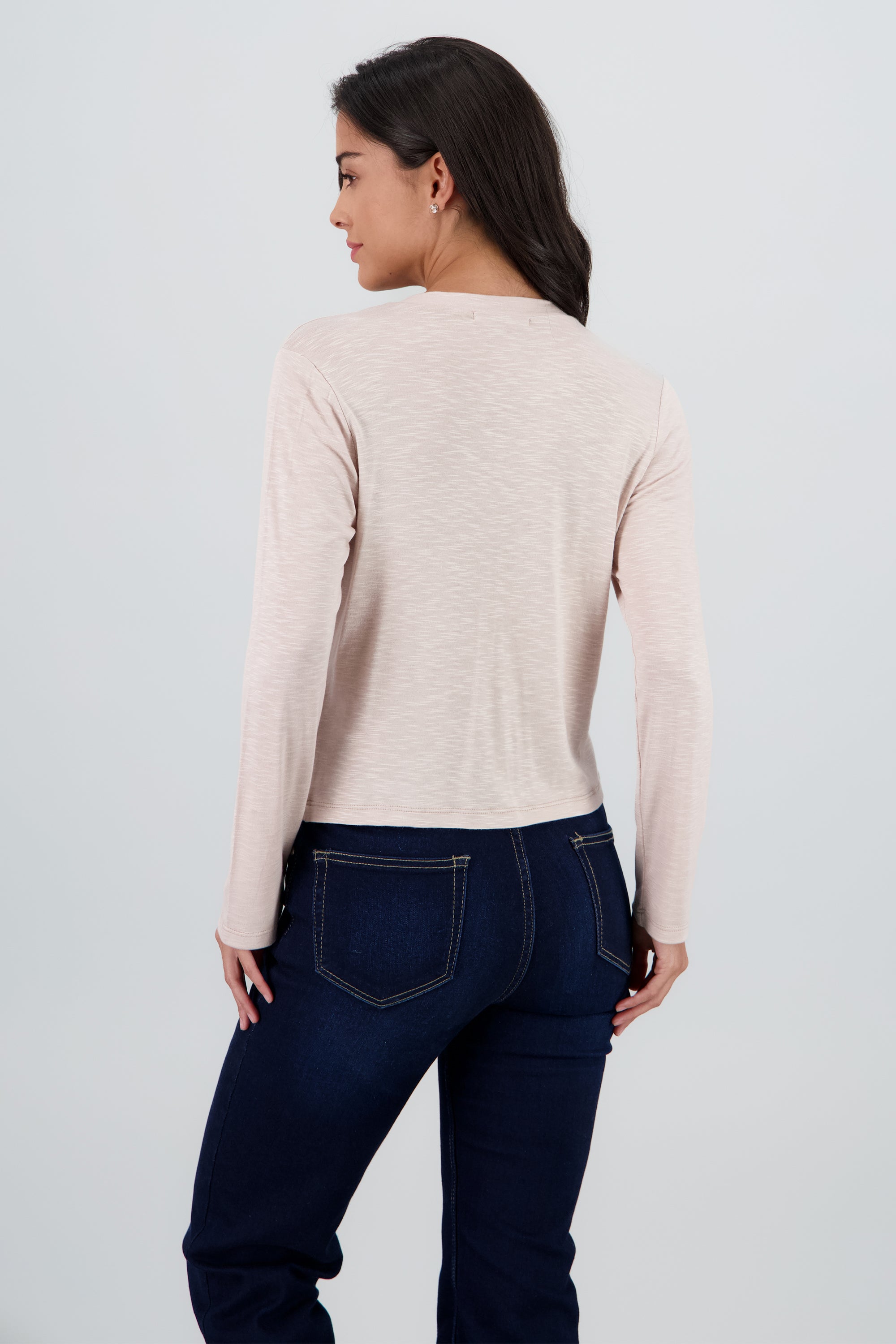 Cardigan ligero detalle botones manga larga BEIGE