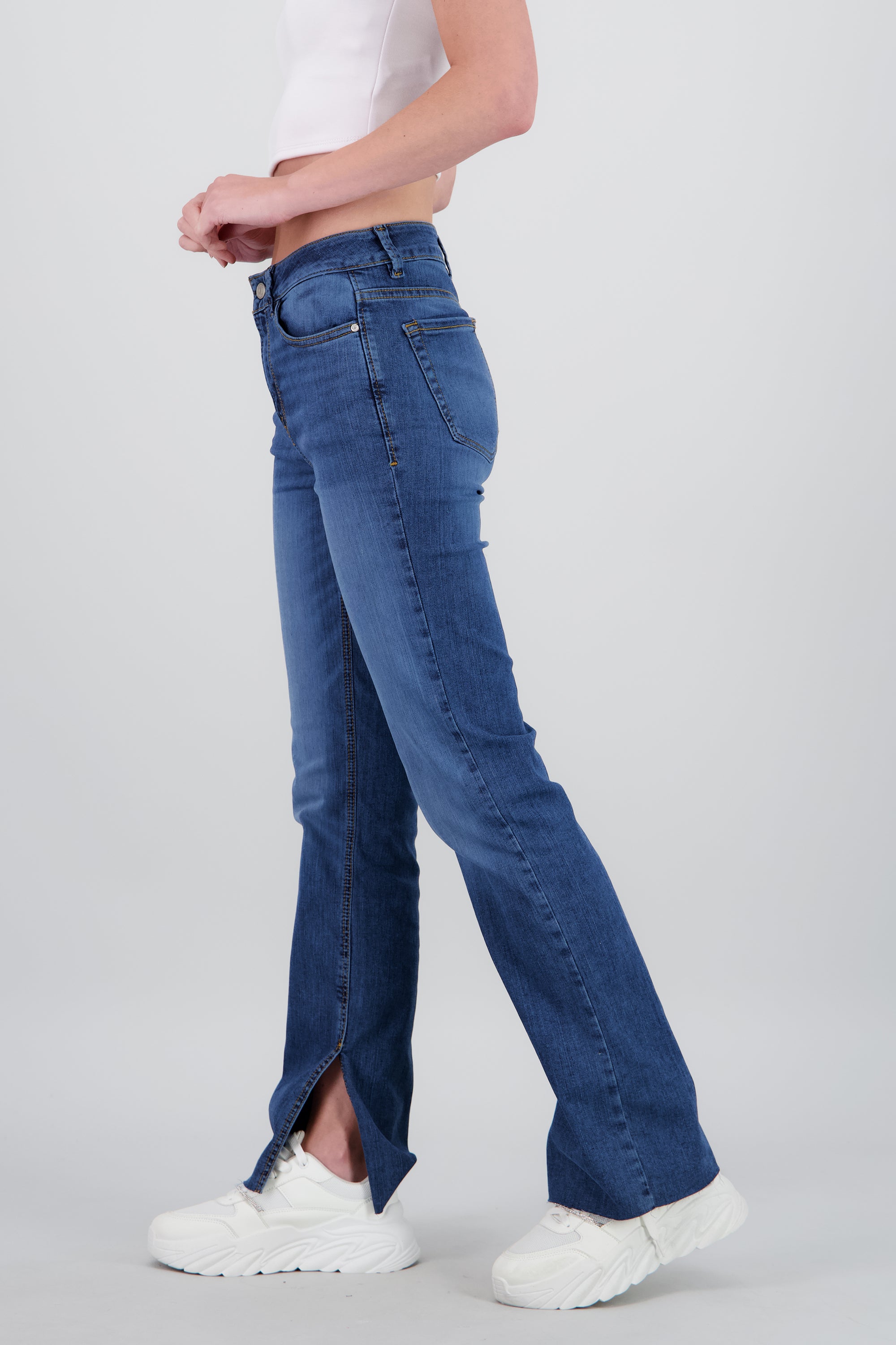 Jeans bootcut abertura MEDIUM WASH