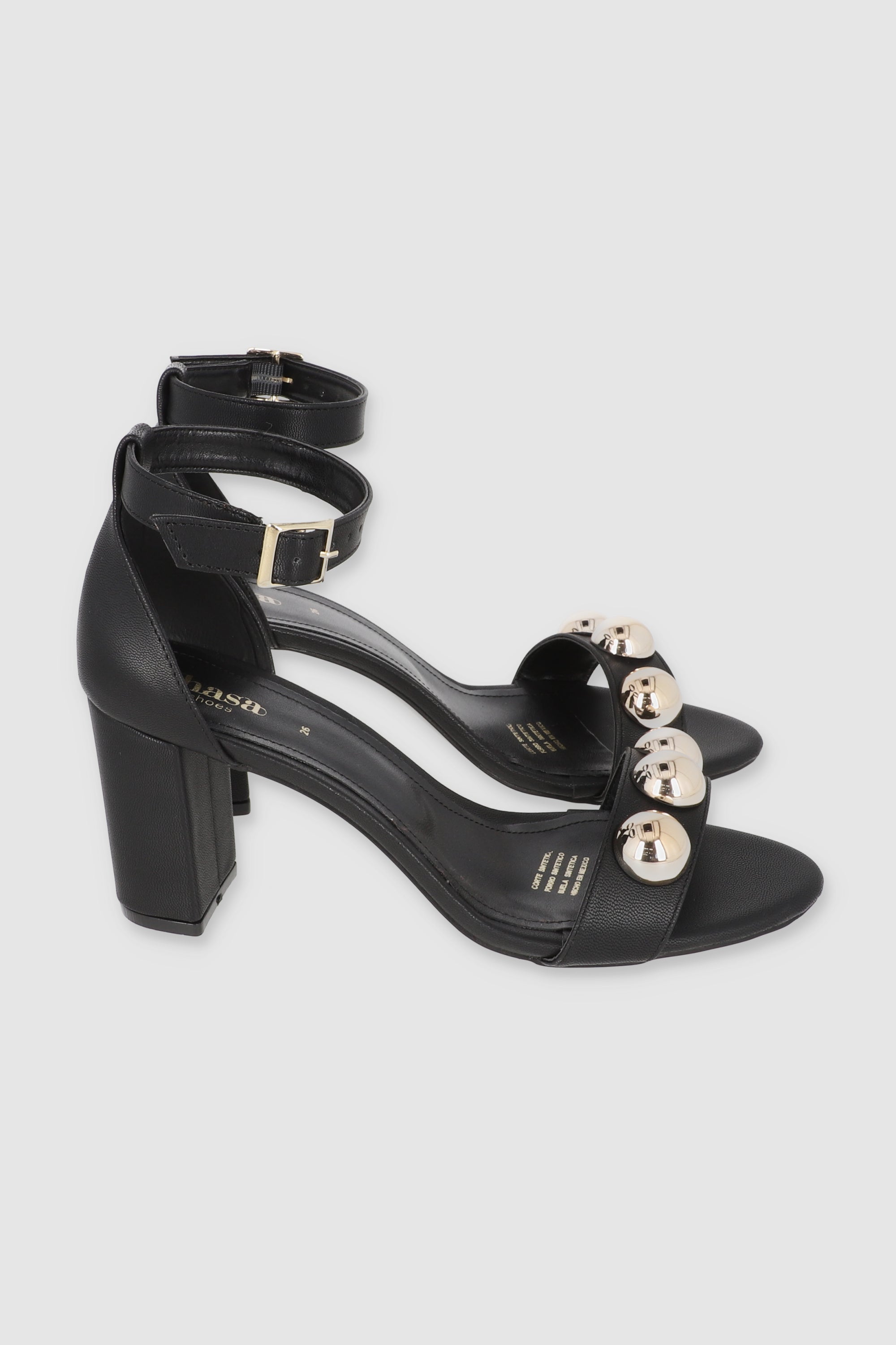 Tacon basico mega studs NEGRO