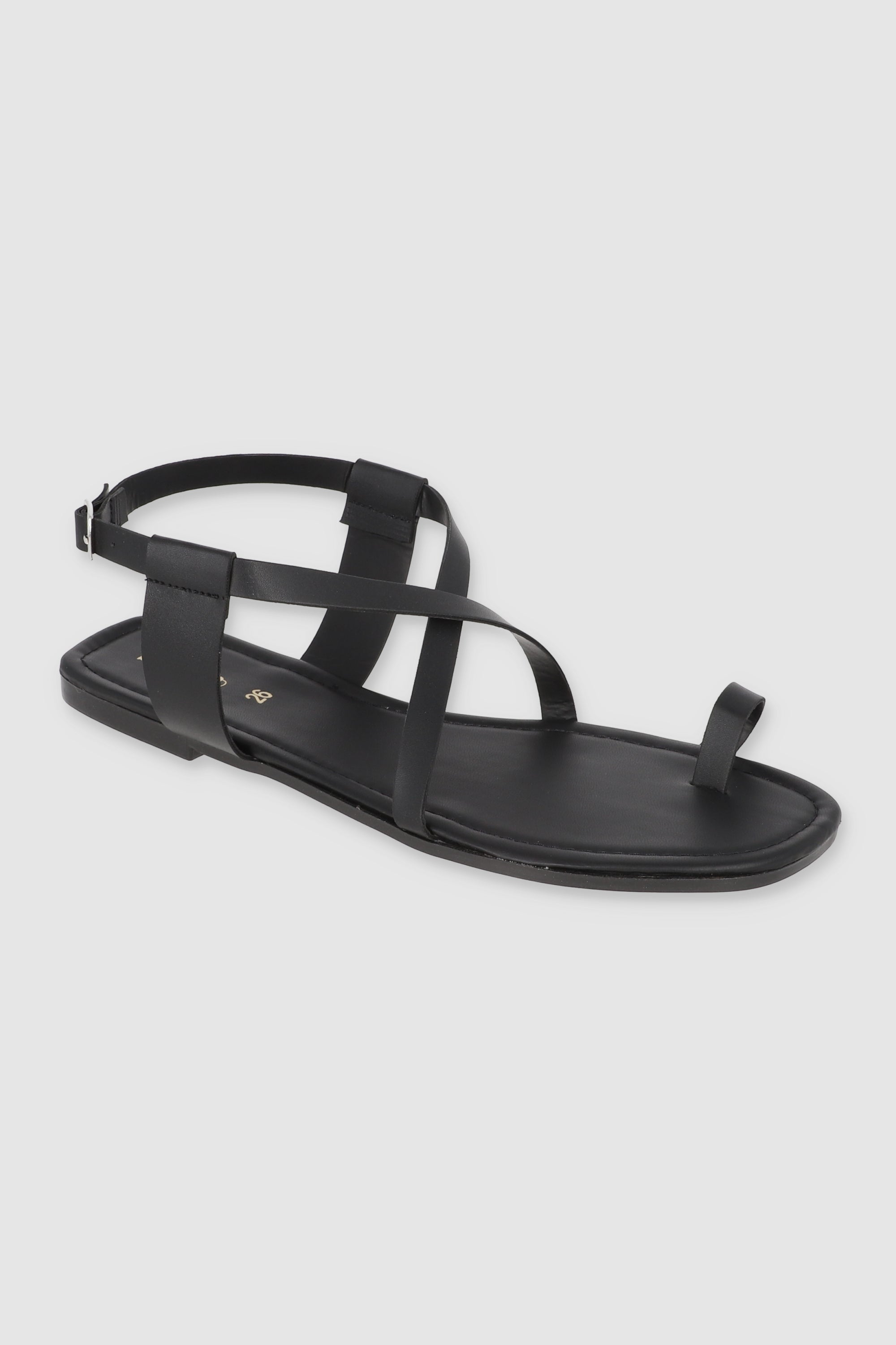 Sandalia Anillo Dedo NEGRO