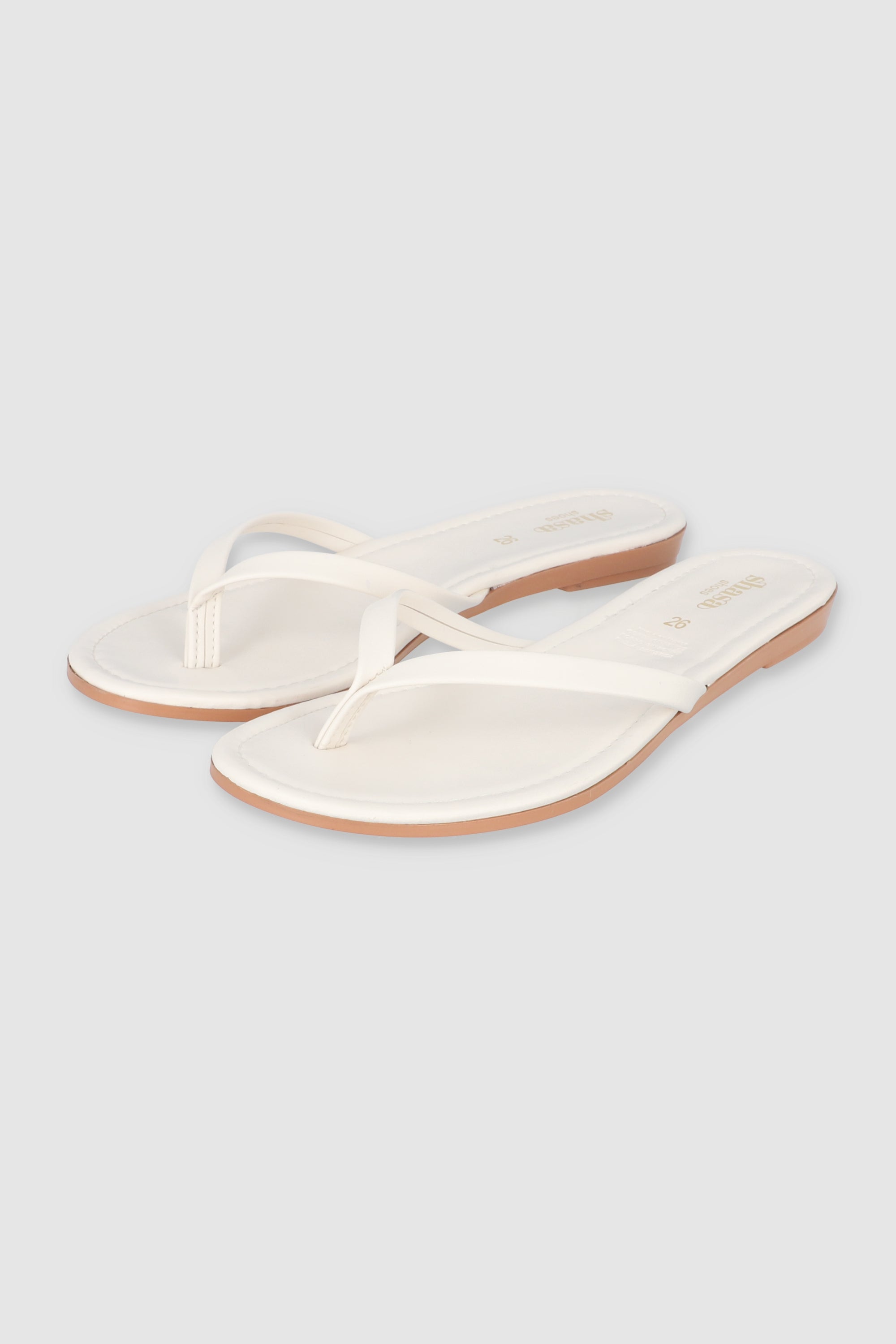 SANDALIA PATA DE GALLO PU BLANCO