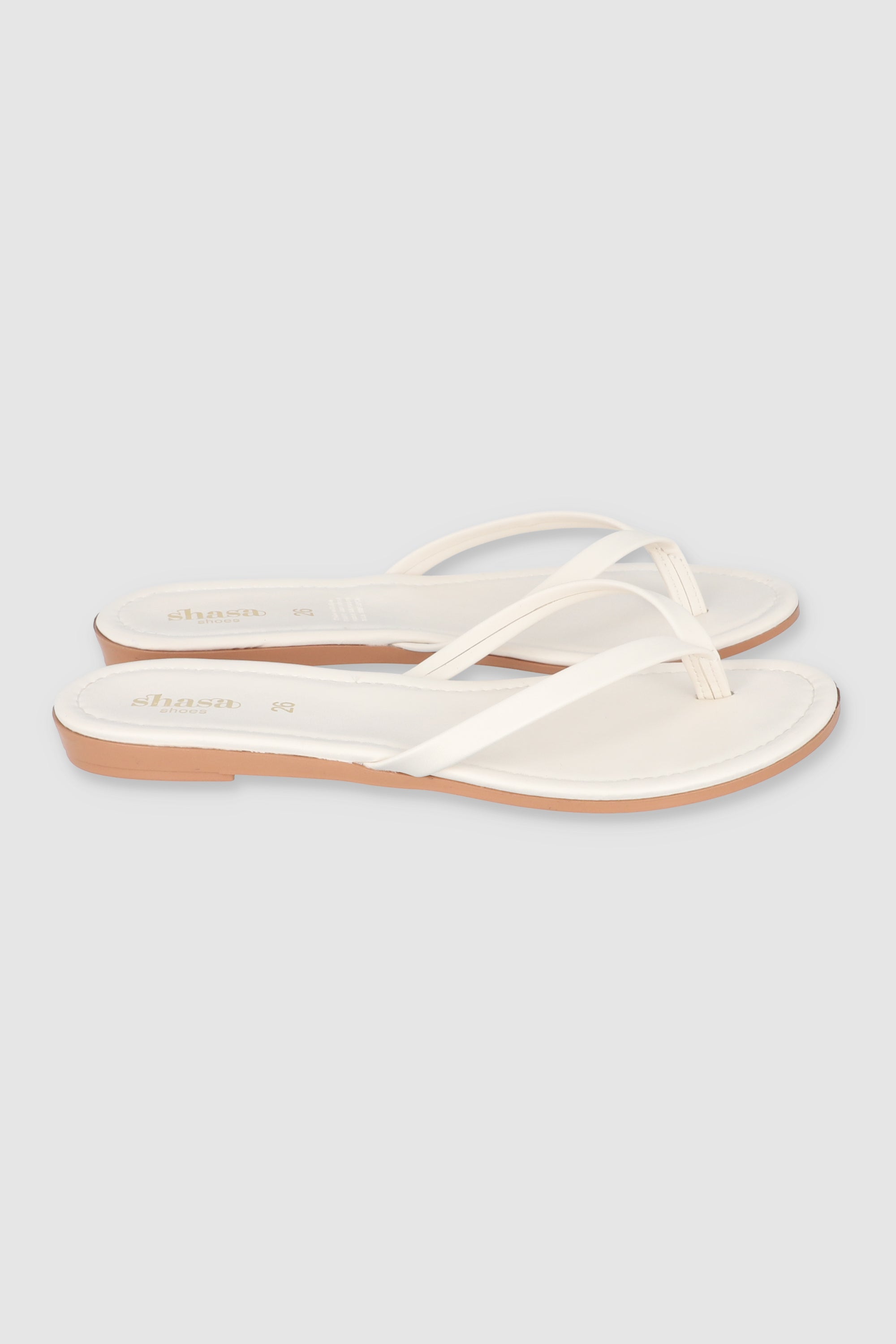 SANDALIA PATA DE GALLO PU BLANCO