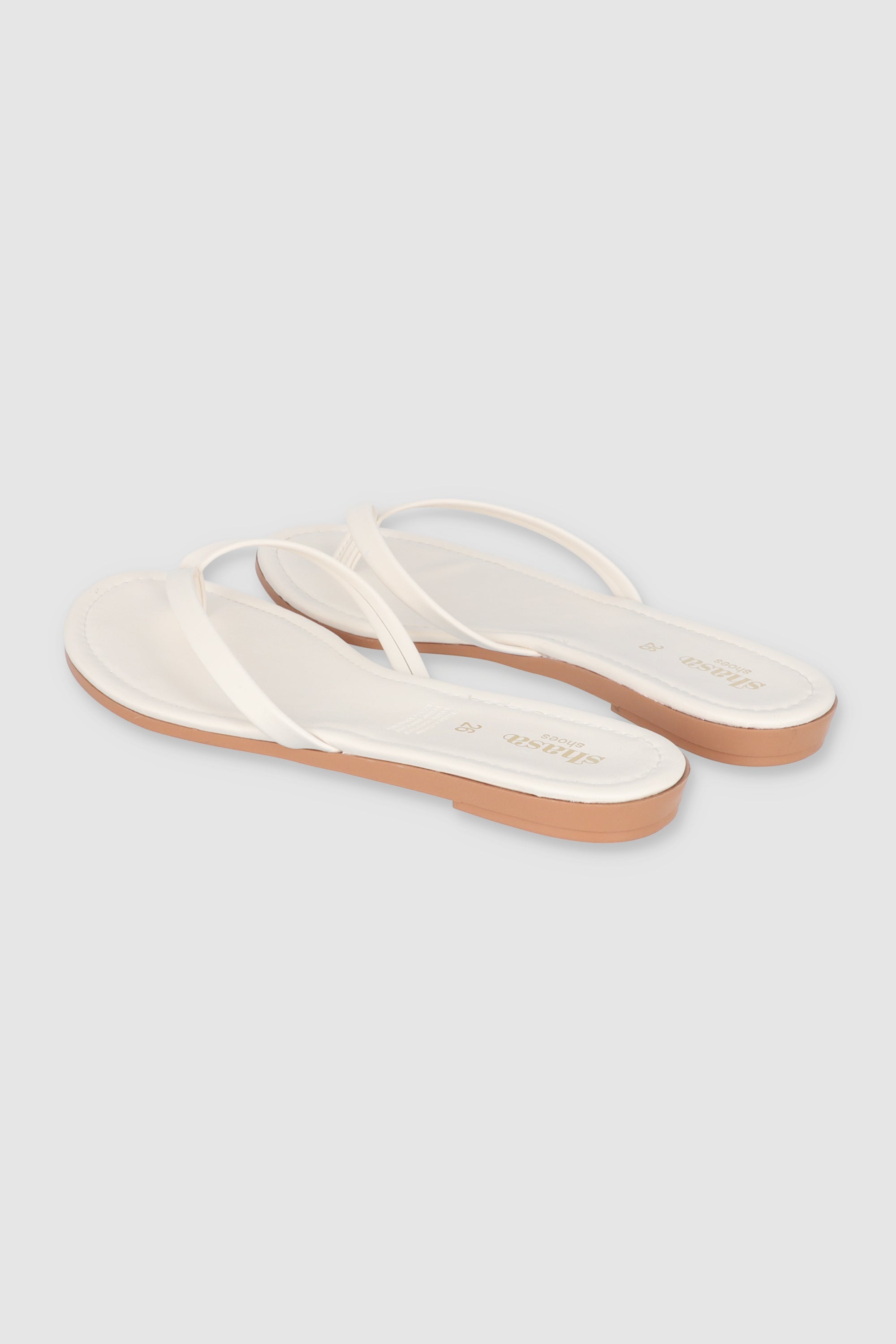 SANDALIA PATA DE GALLO PU BLANCO