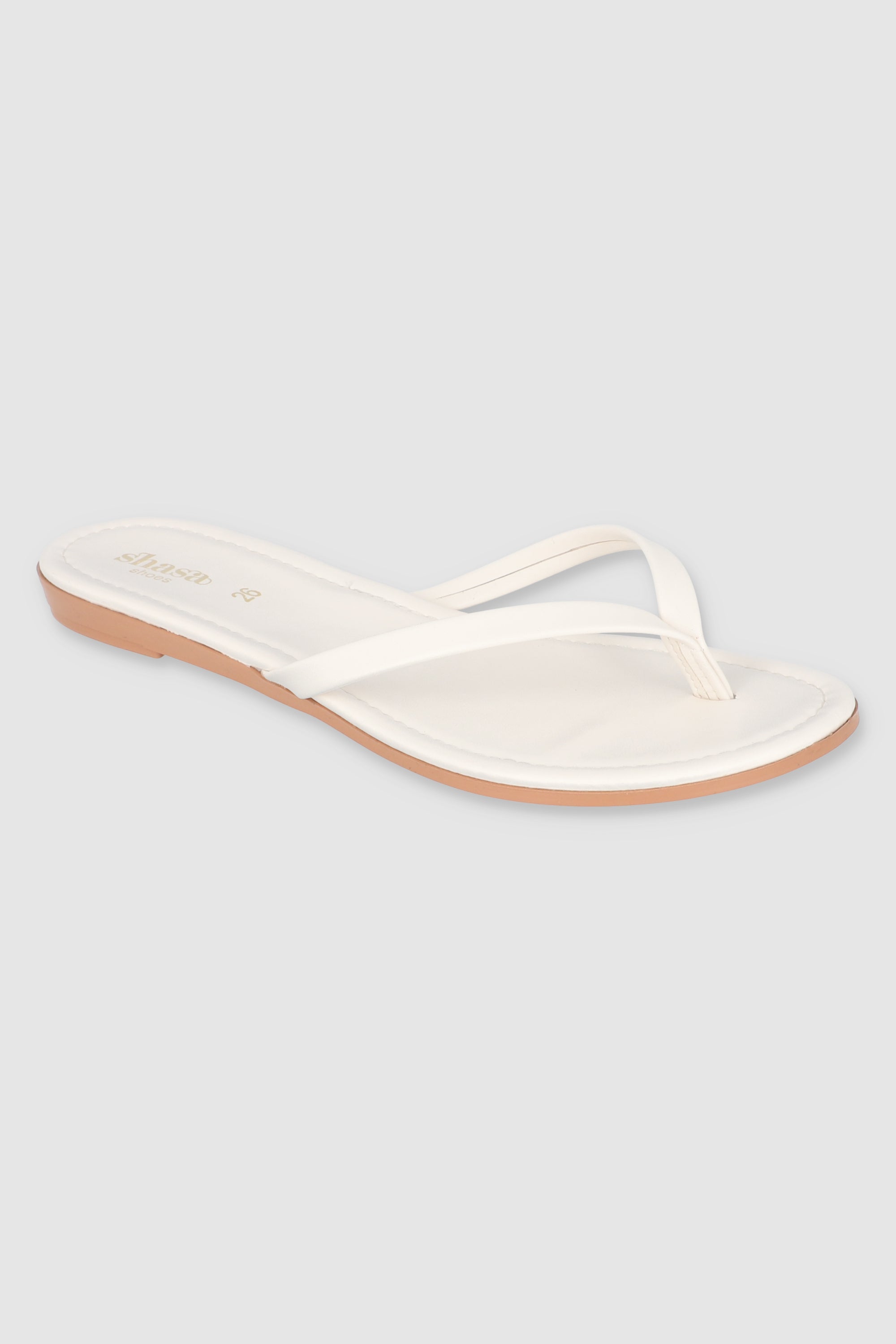 SANDALIA PATA DE GALLO PU BLANCO