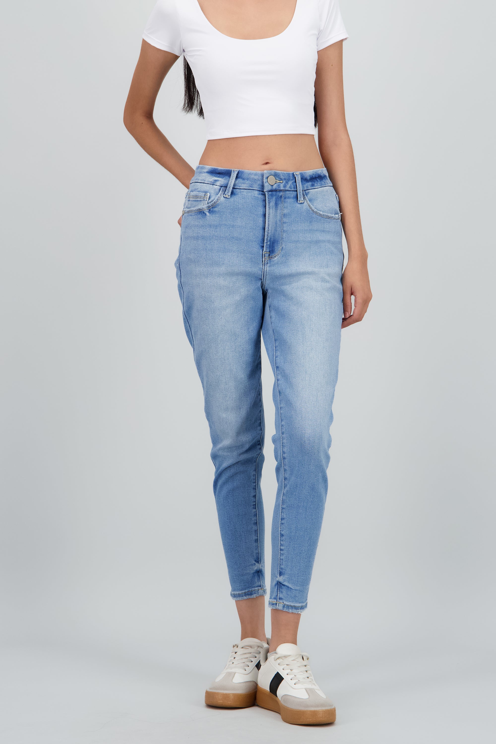 Jeans skinny mid rise LIGHT WASH