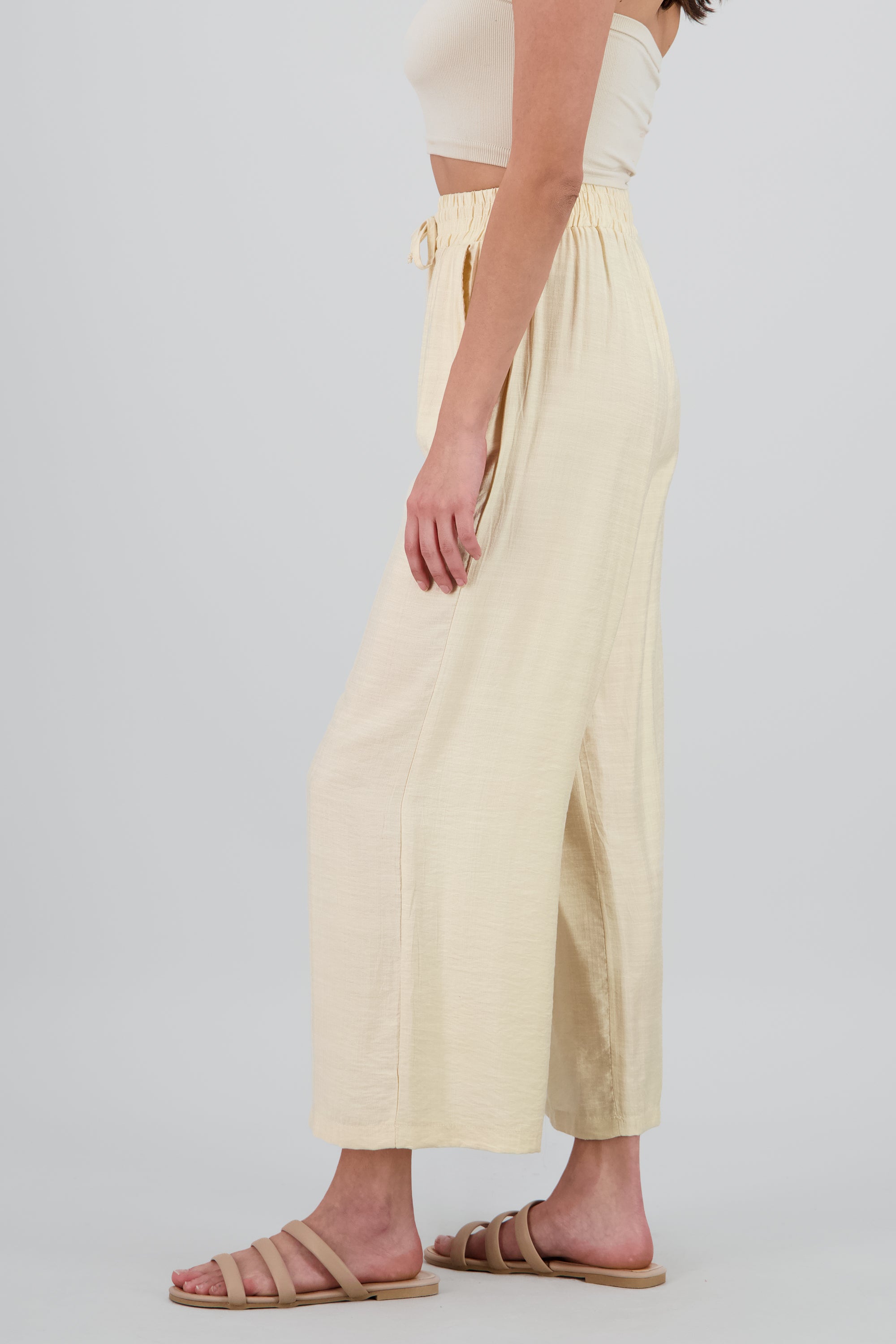 Pantalón Amplio AMARILLO PASTEL