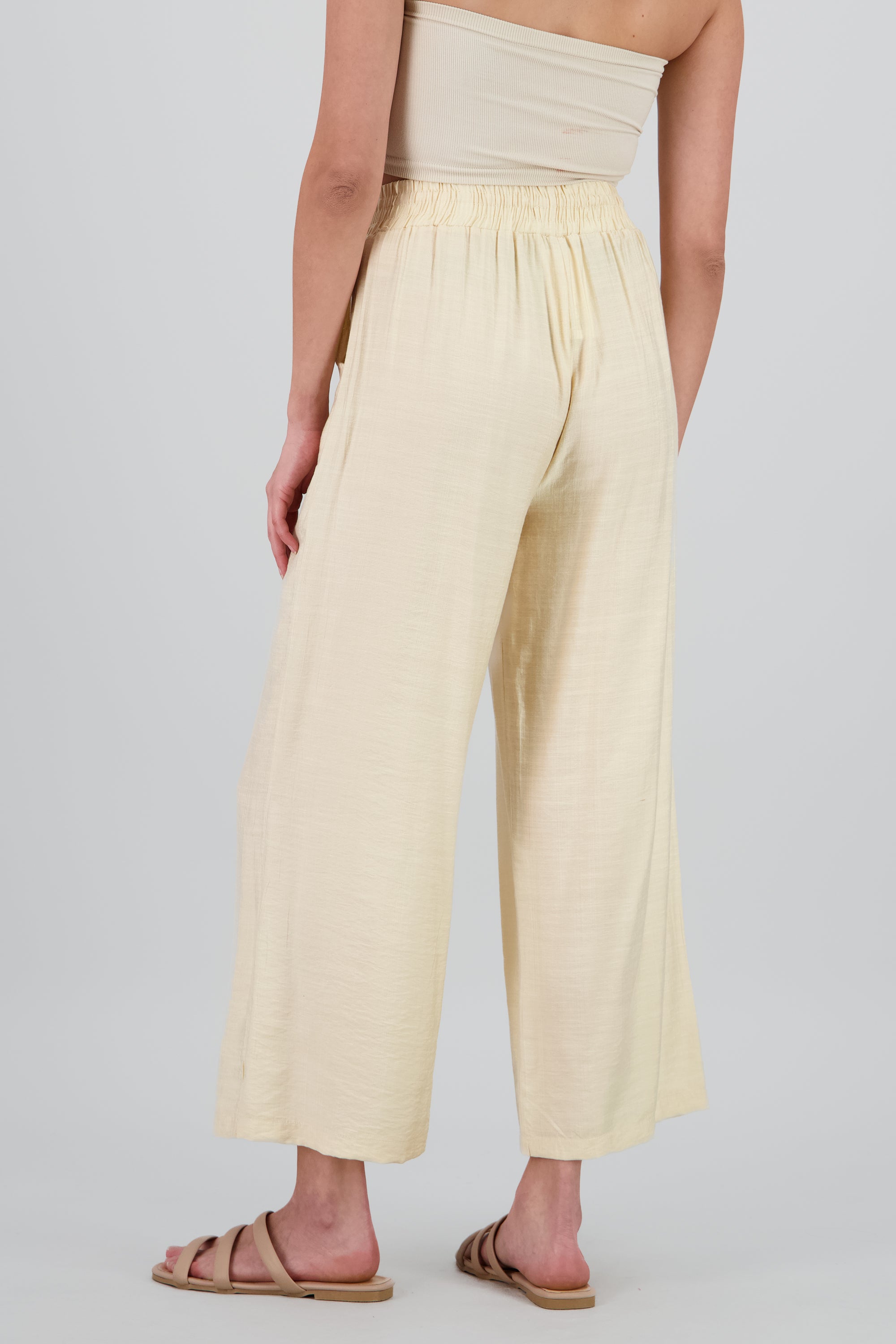 Pantalón Amplio AMARILLO PASTEL