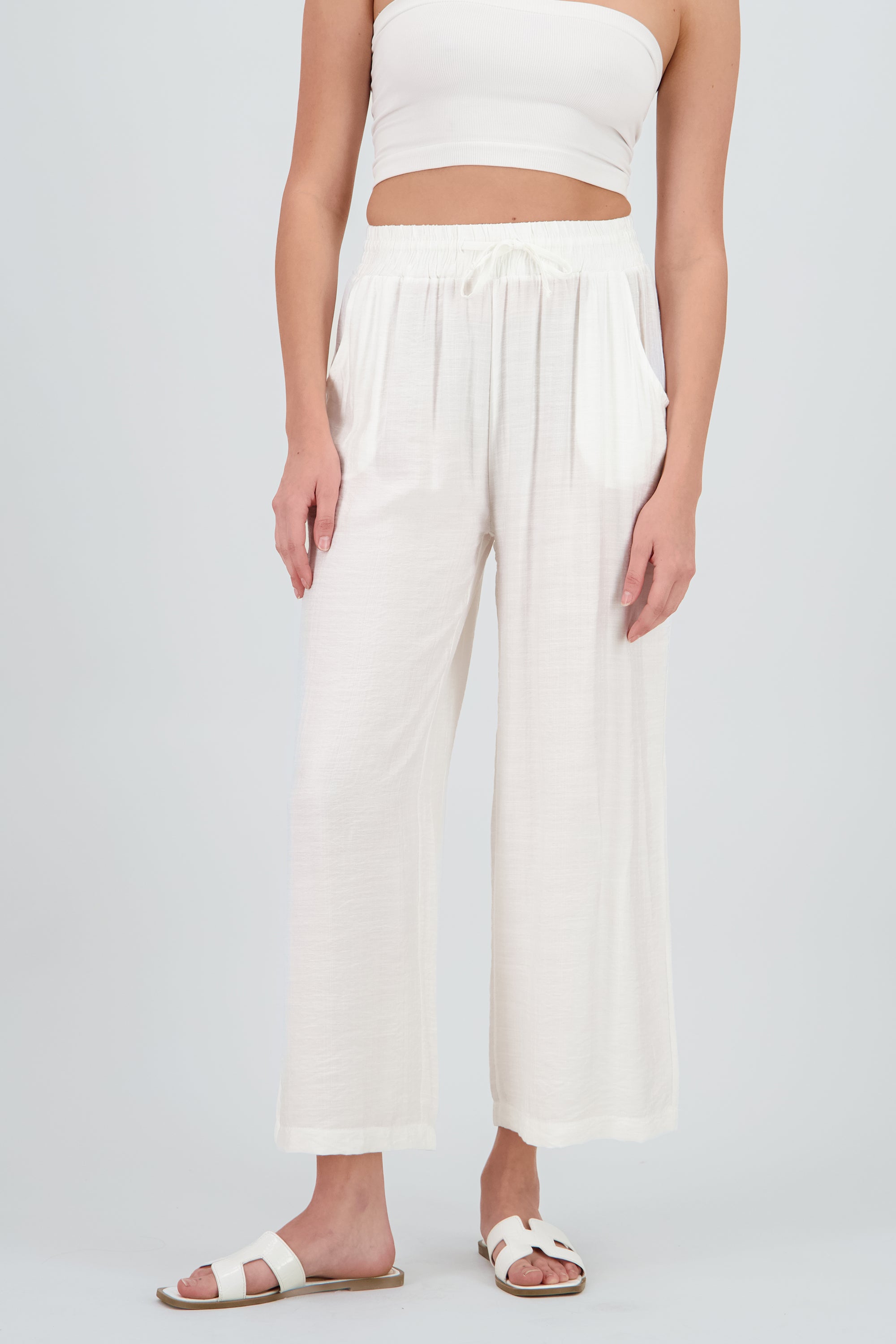 Pantalón Amplio BLANCO