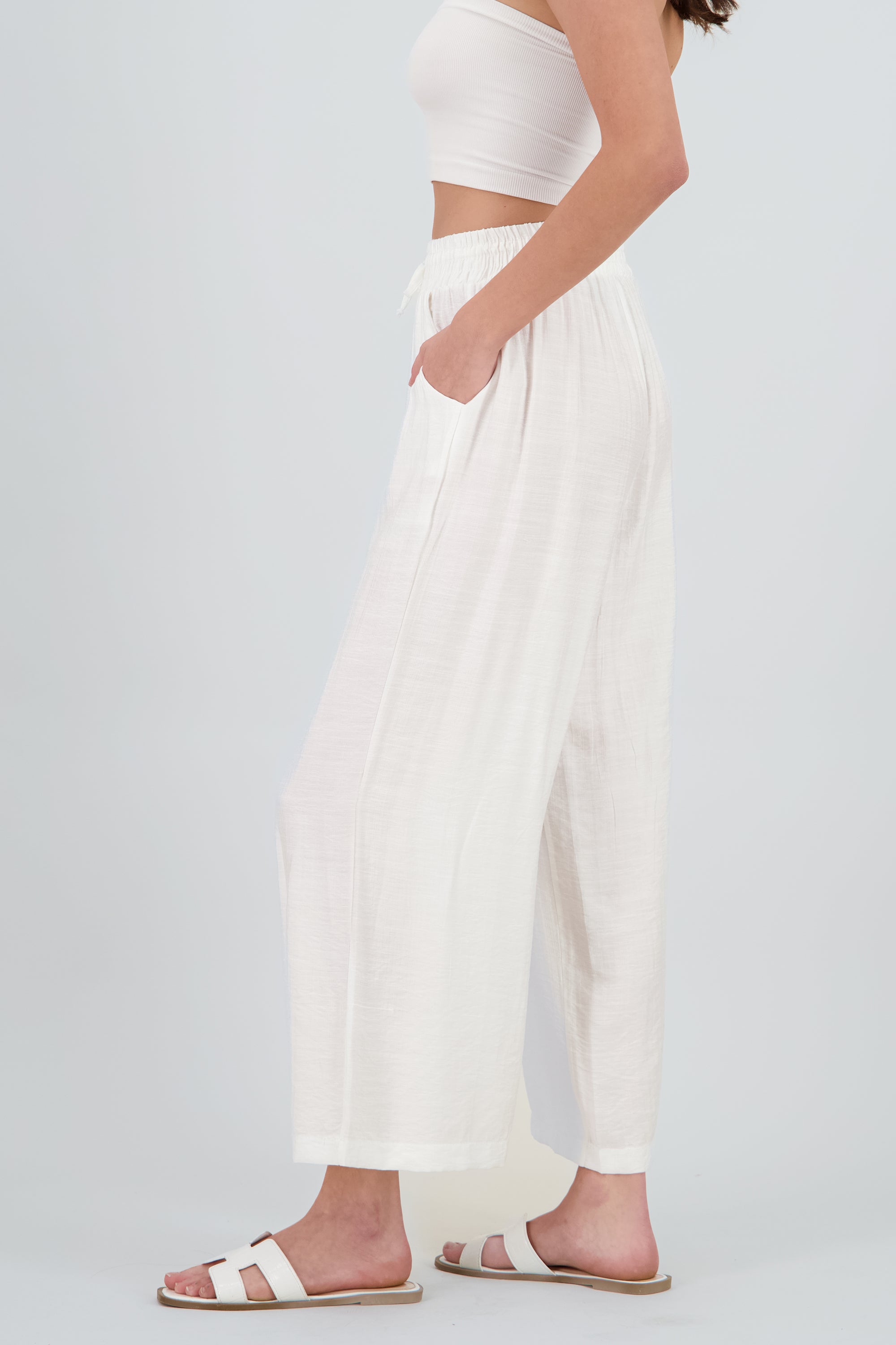 Pantalón Amplio BLANCO