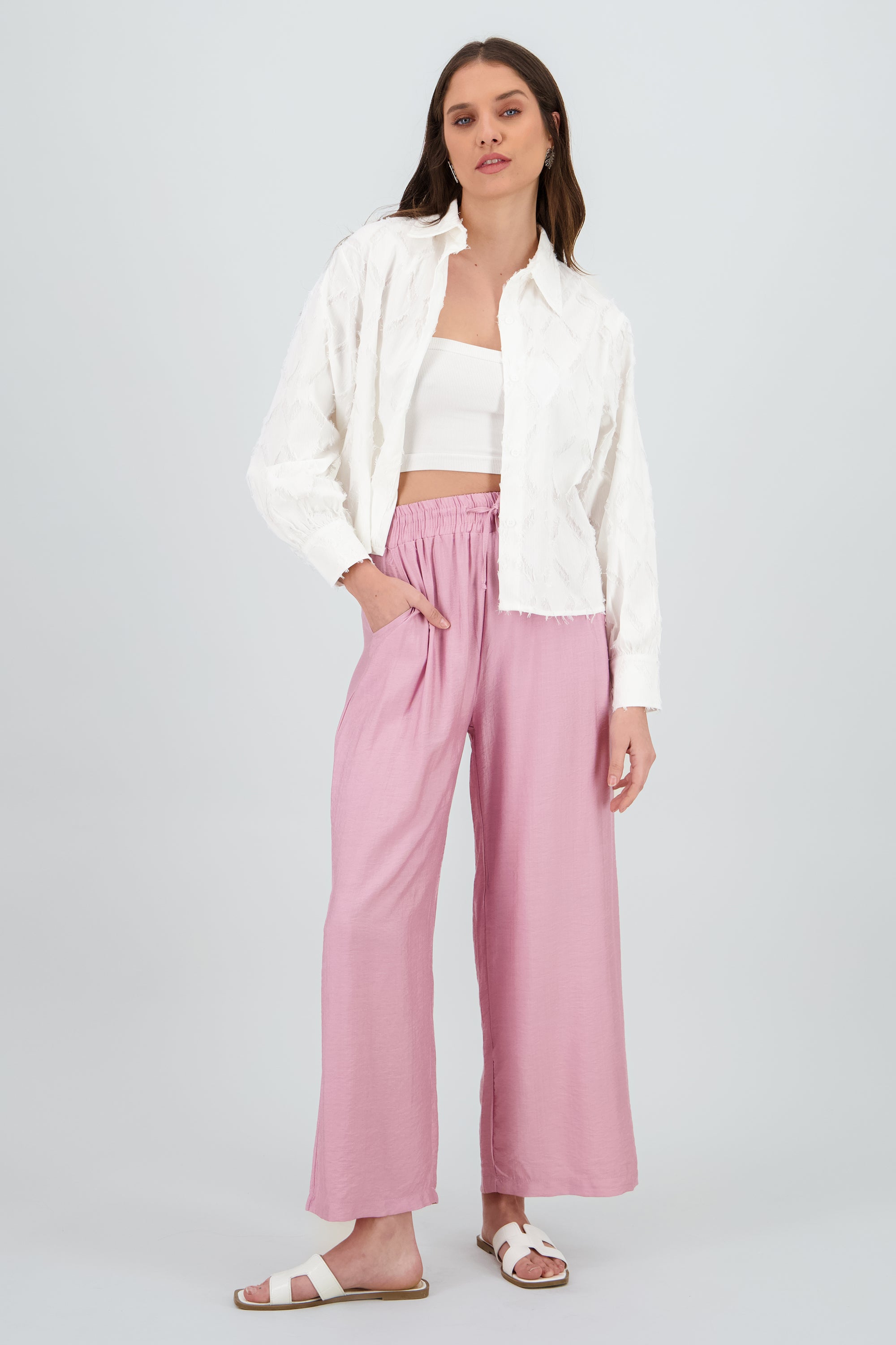 Pantalón Amplio ROSA