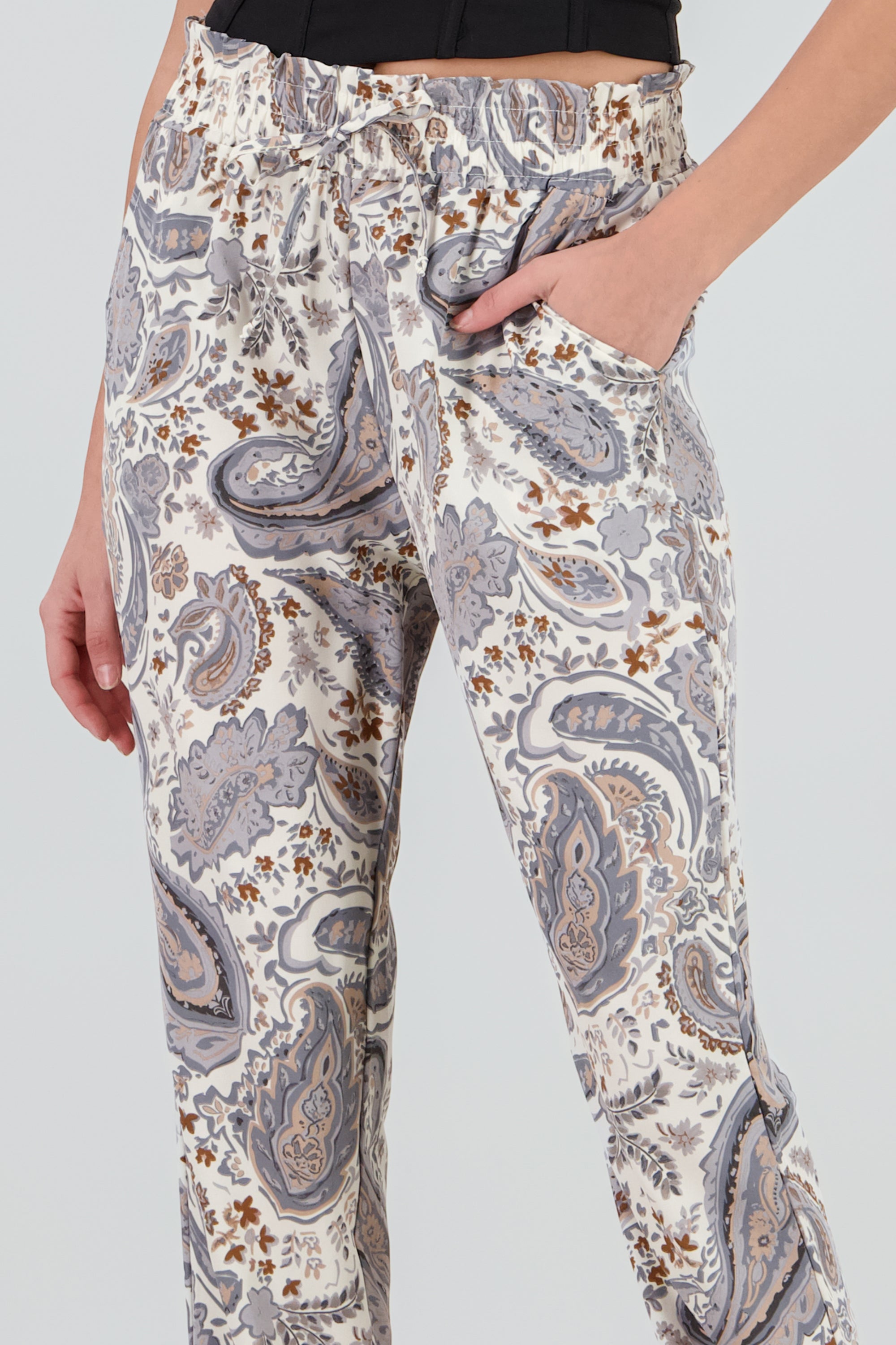 Pantalón Estampado GRIS COMBO