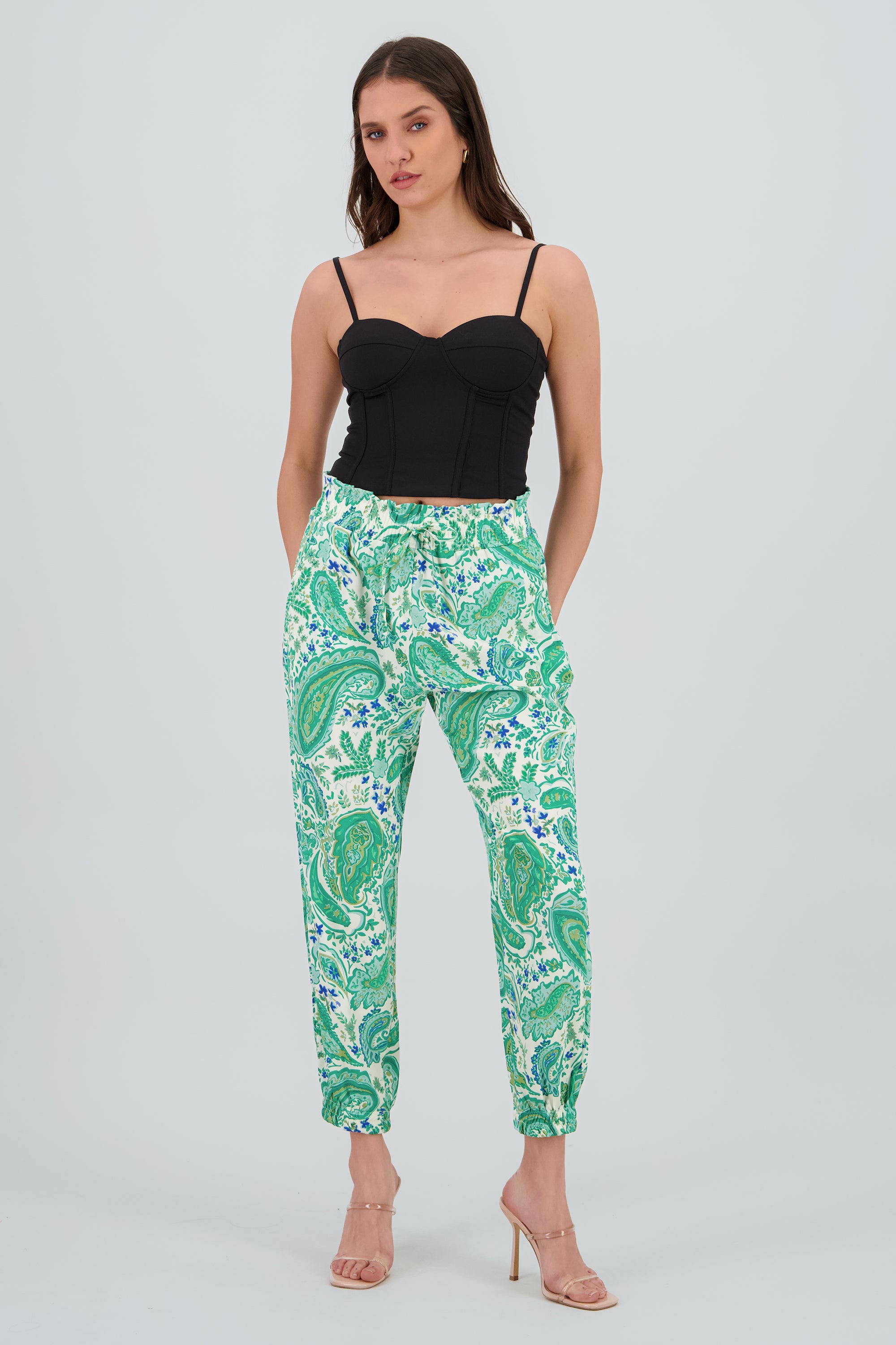 Pantalón Estampado VERDE COMBO