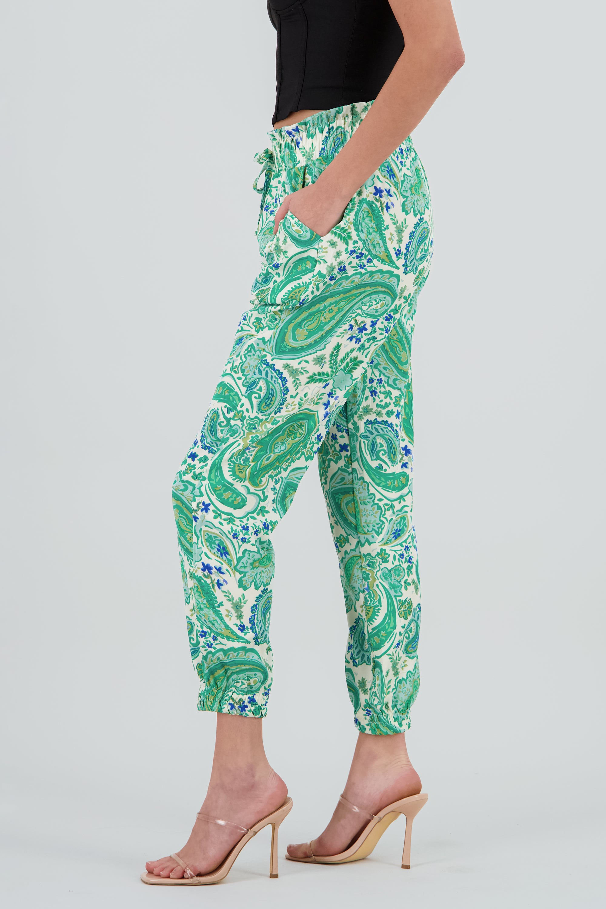 Pantalón Estampado VERDE COMBO