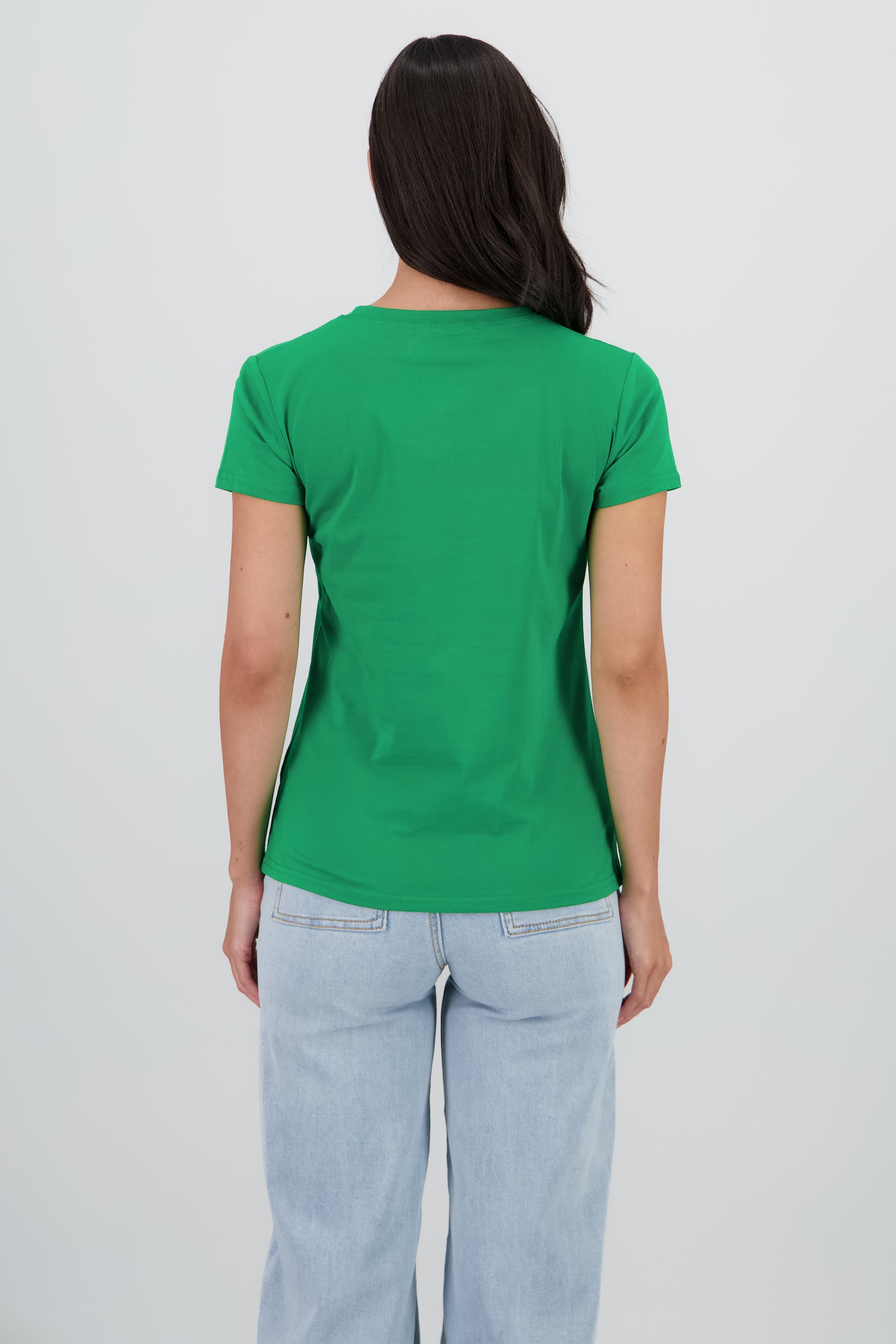 T-shirt oso detalle aplicacion VERDE