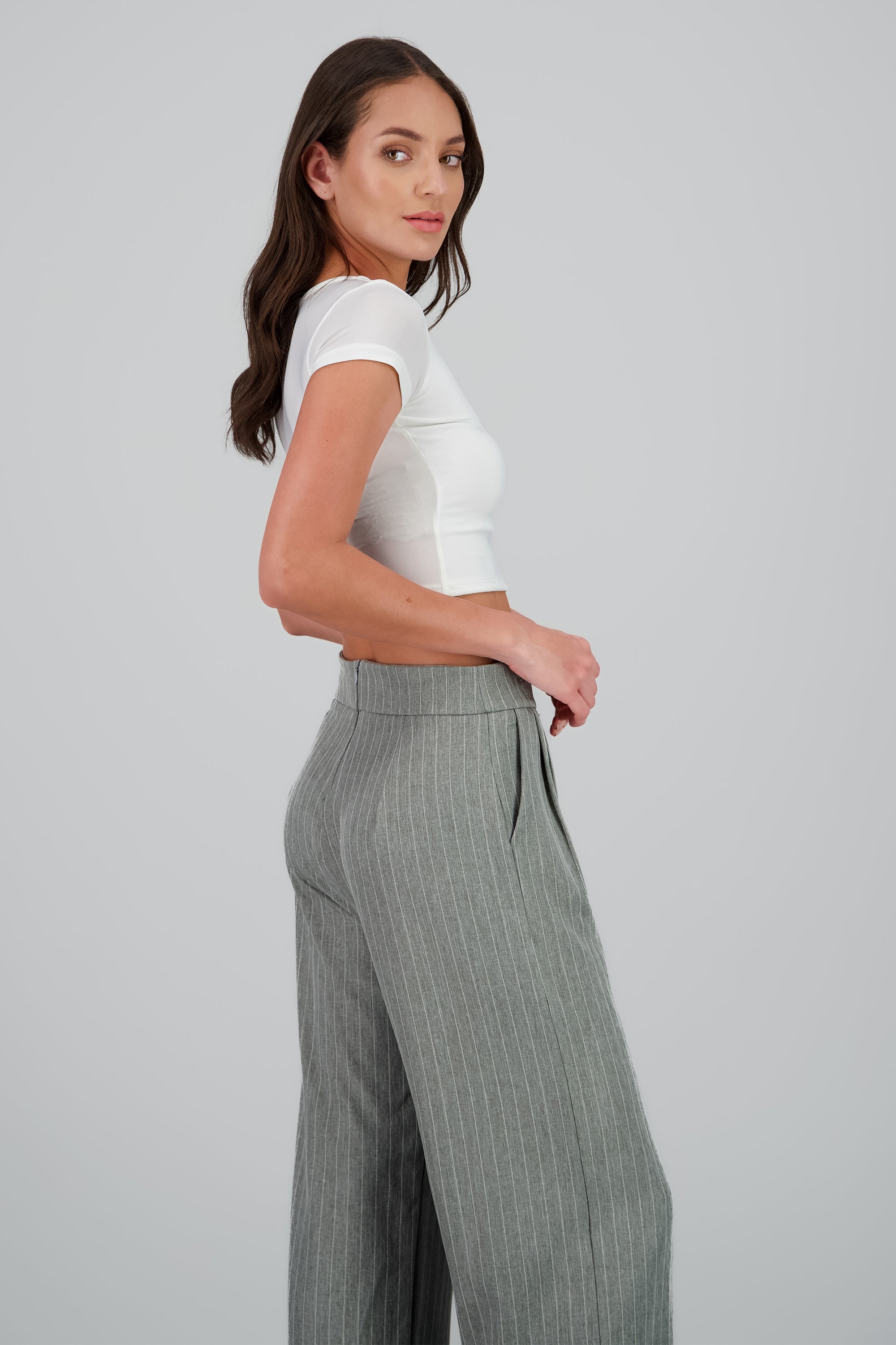 Top Cuello V BLANCO