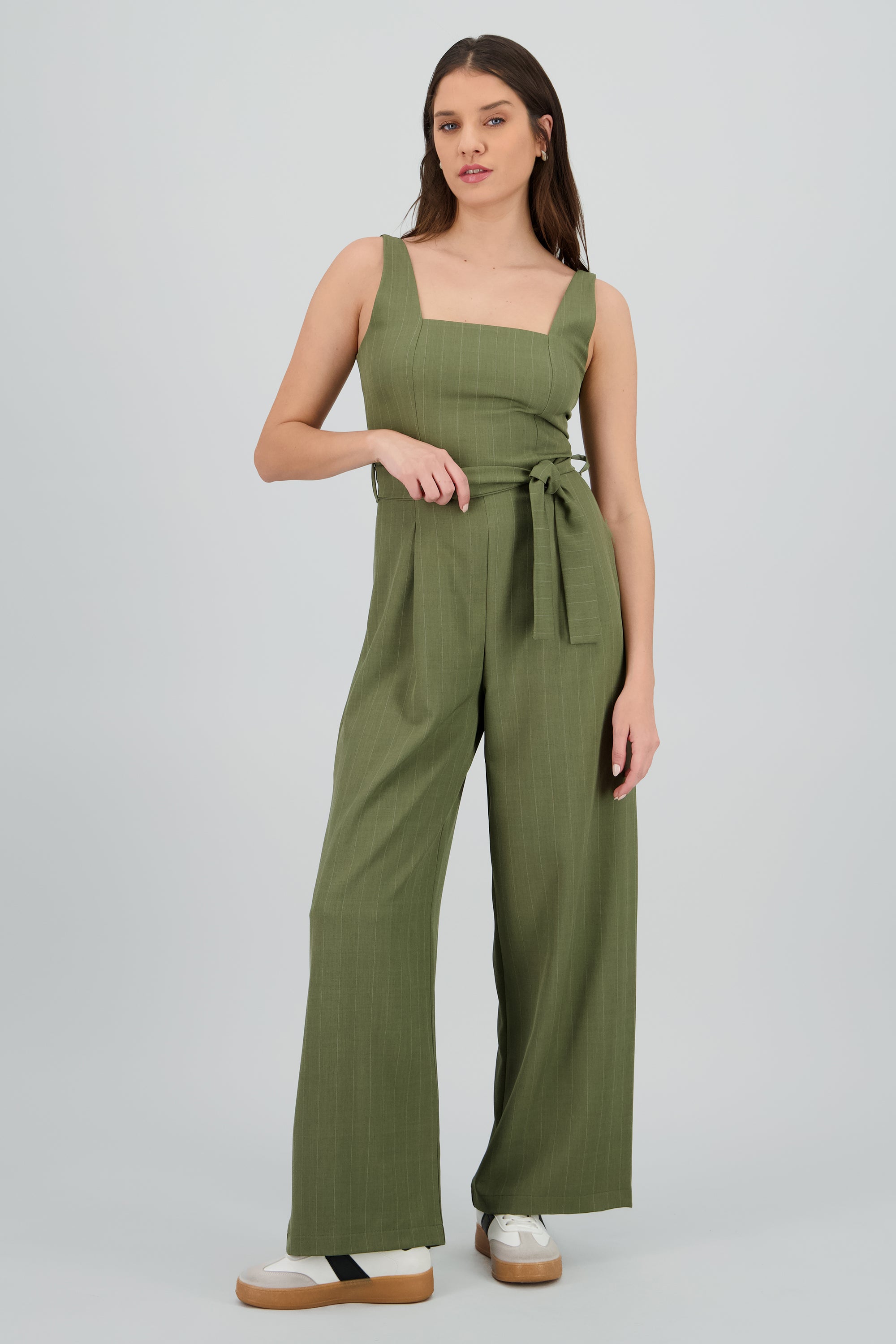 Jumpsuit tirantes sastreado OLIVO