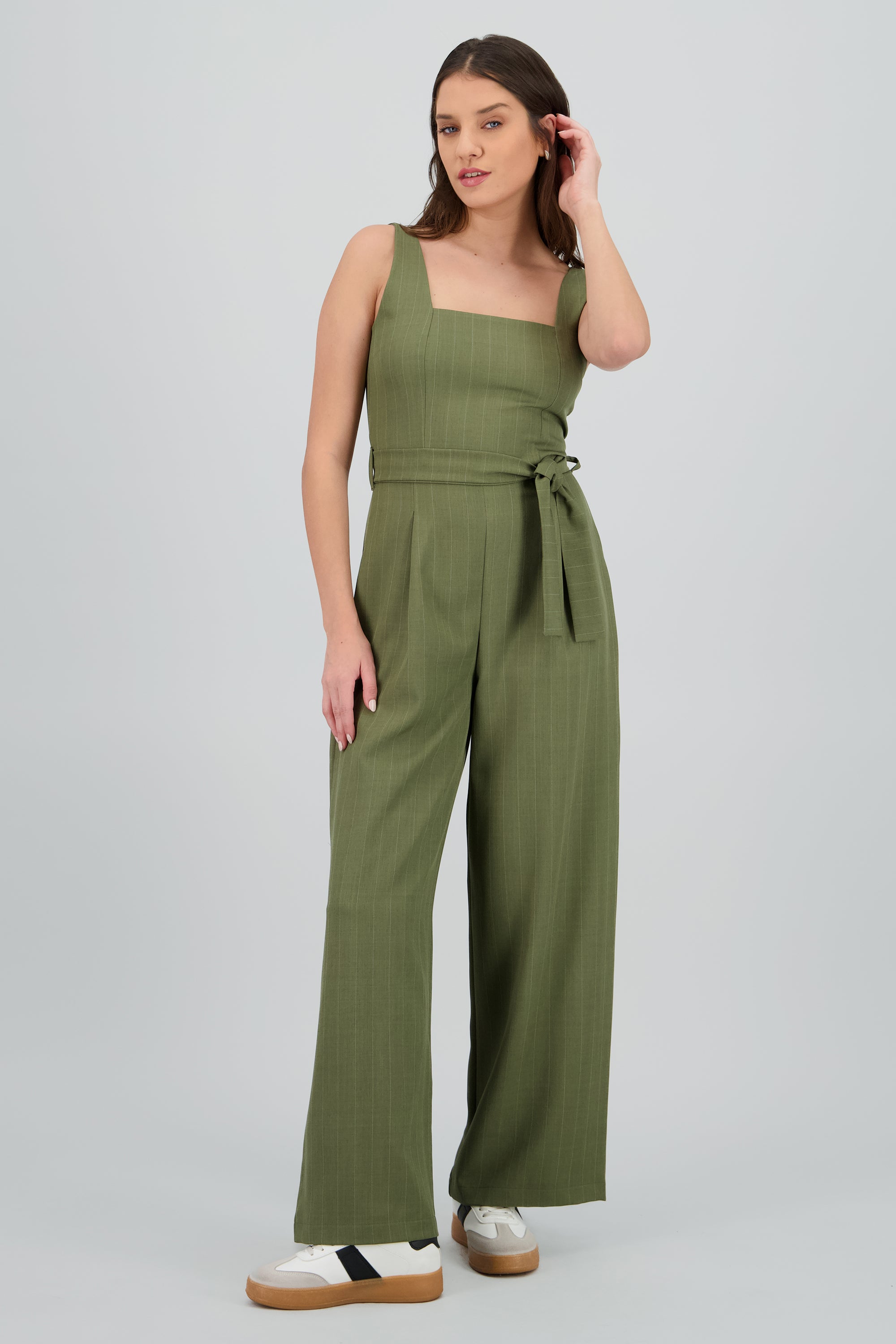 Jumpsuit tirantes sastreado OLIVO