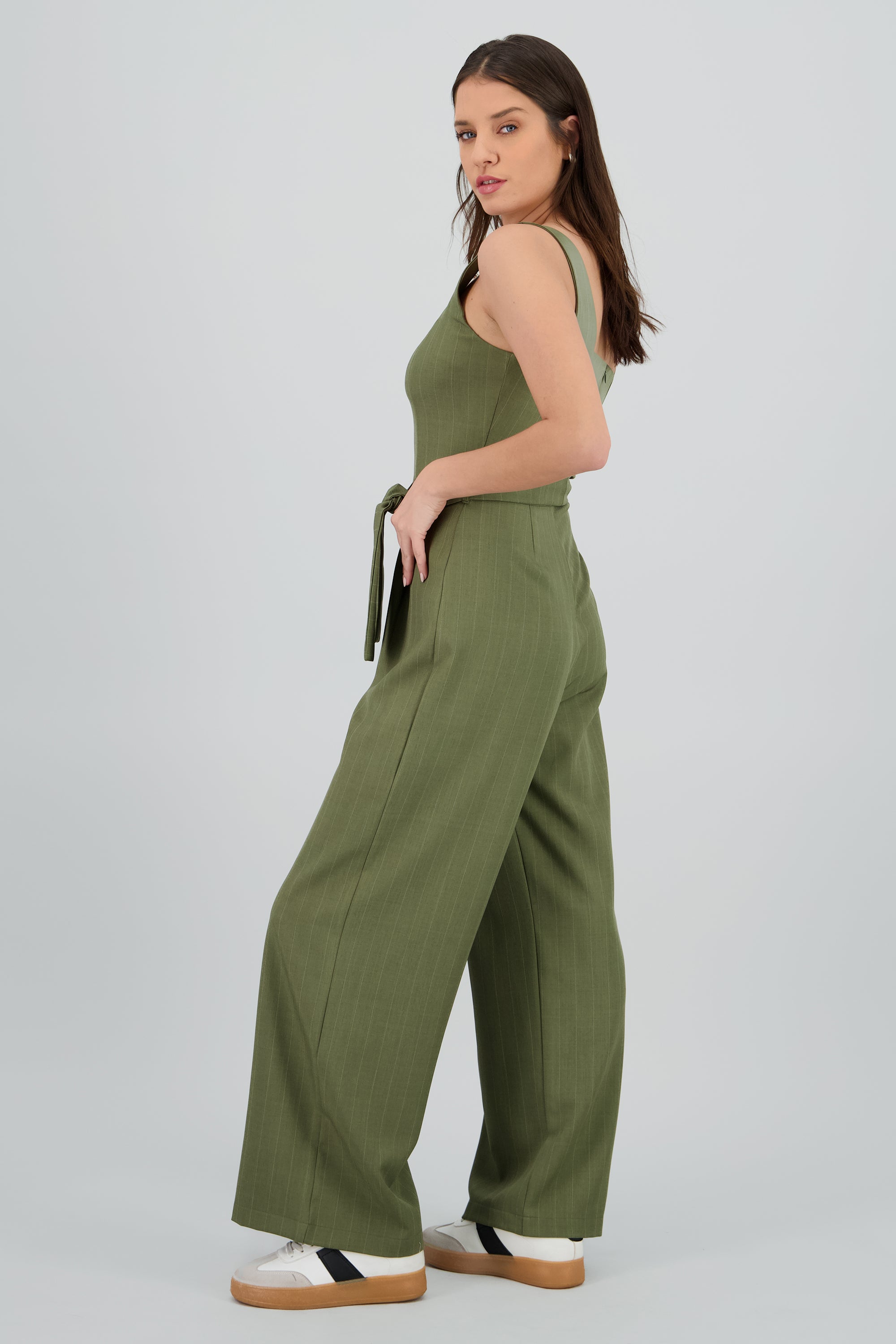 Jumpsuit tirantes sastreado OLIVO