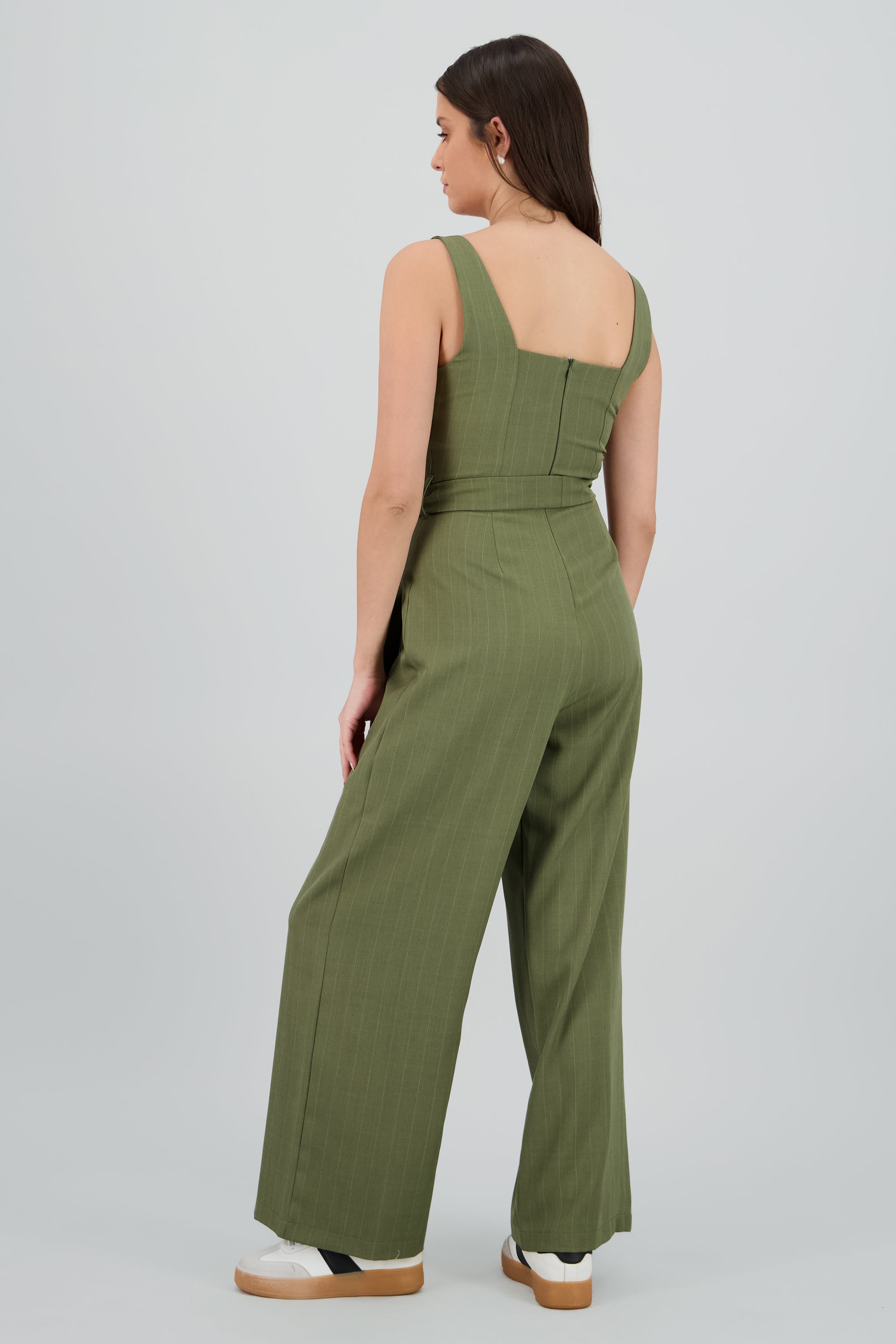 Jumpsuit tirantes sastreado OLIVO