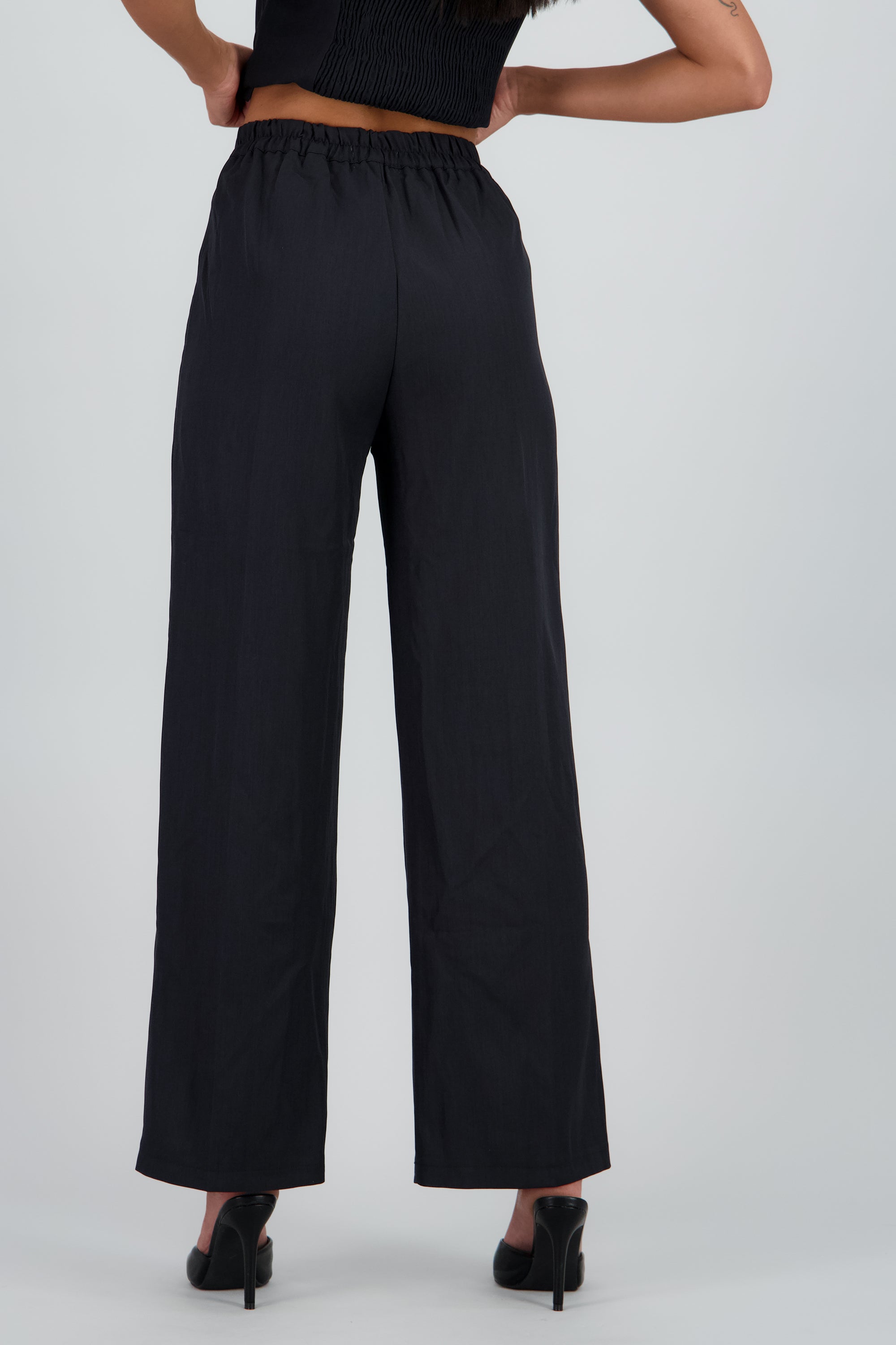 Pantalón recto con botón hypsters MARINO