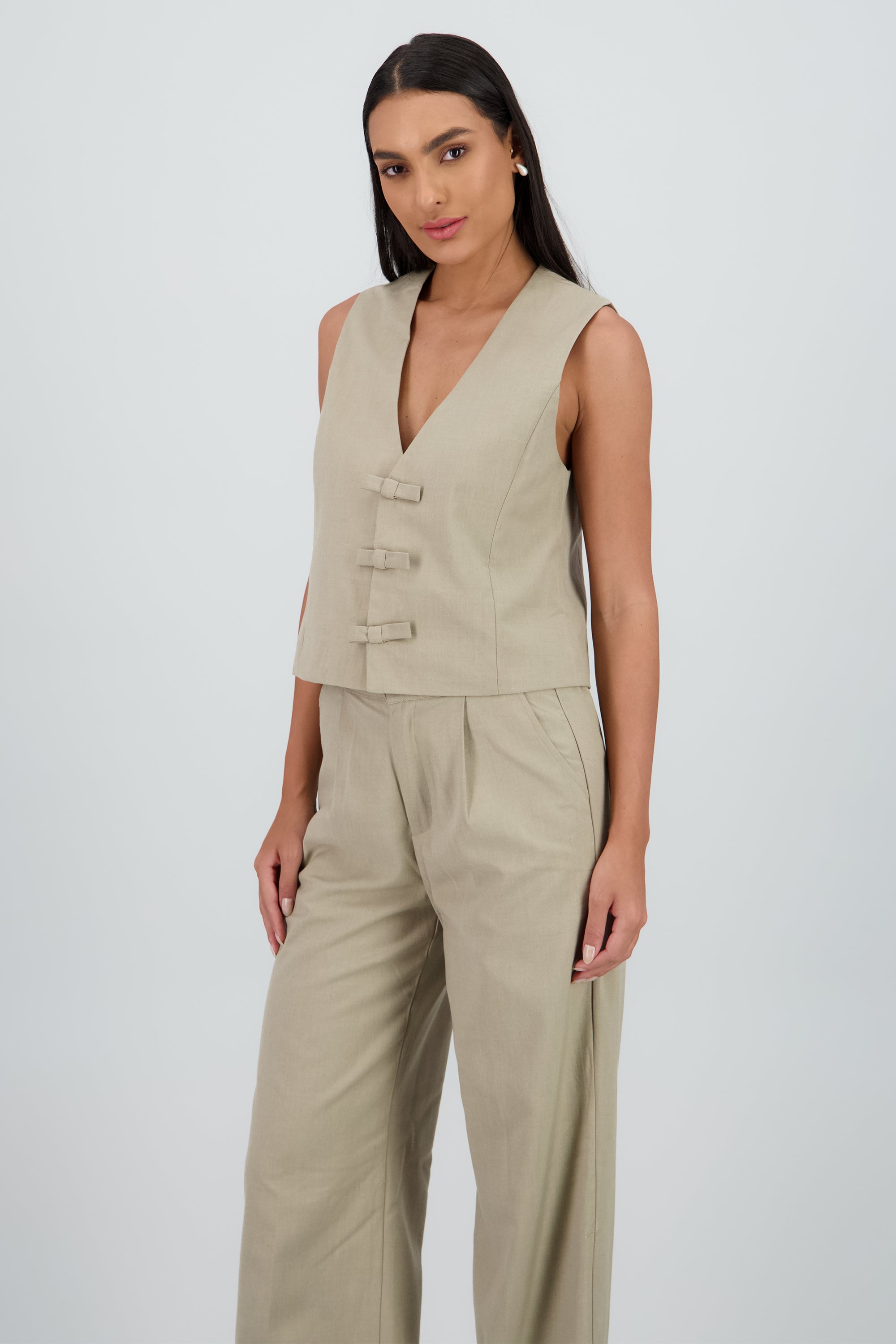 Chlaeco sastre detalle moños Hypsters KHAKI