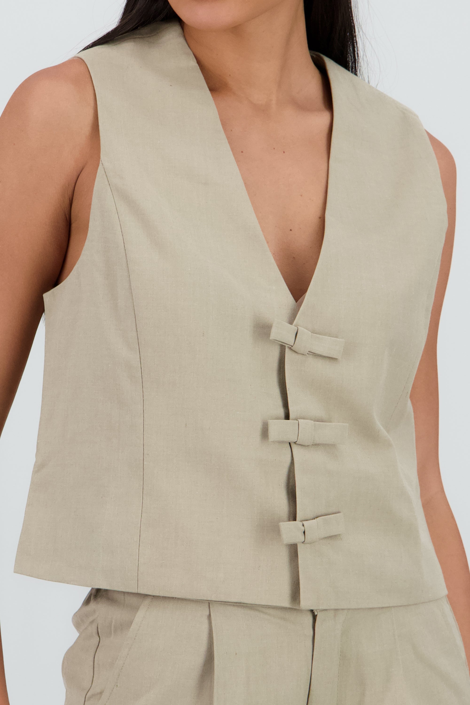 Chlaeco sastre detalle moños Hypsters KHAKI