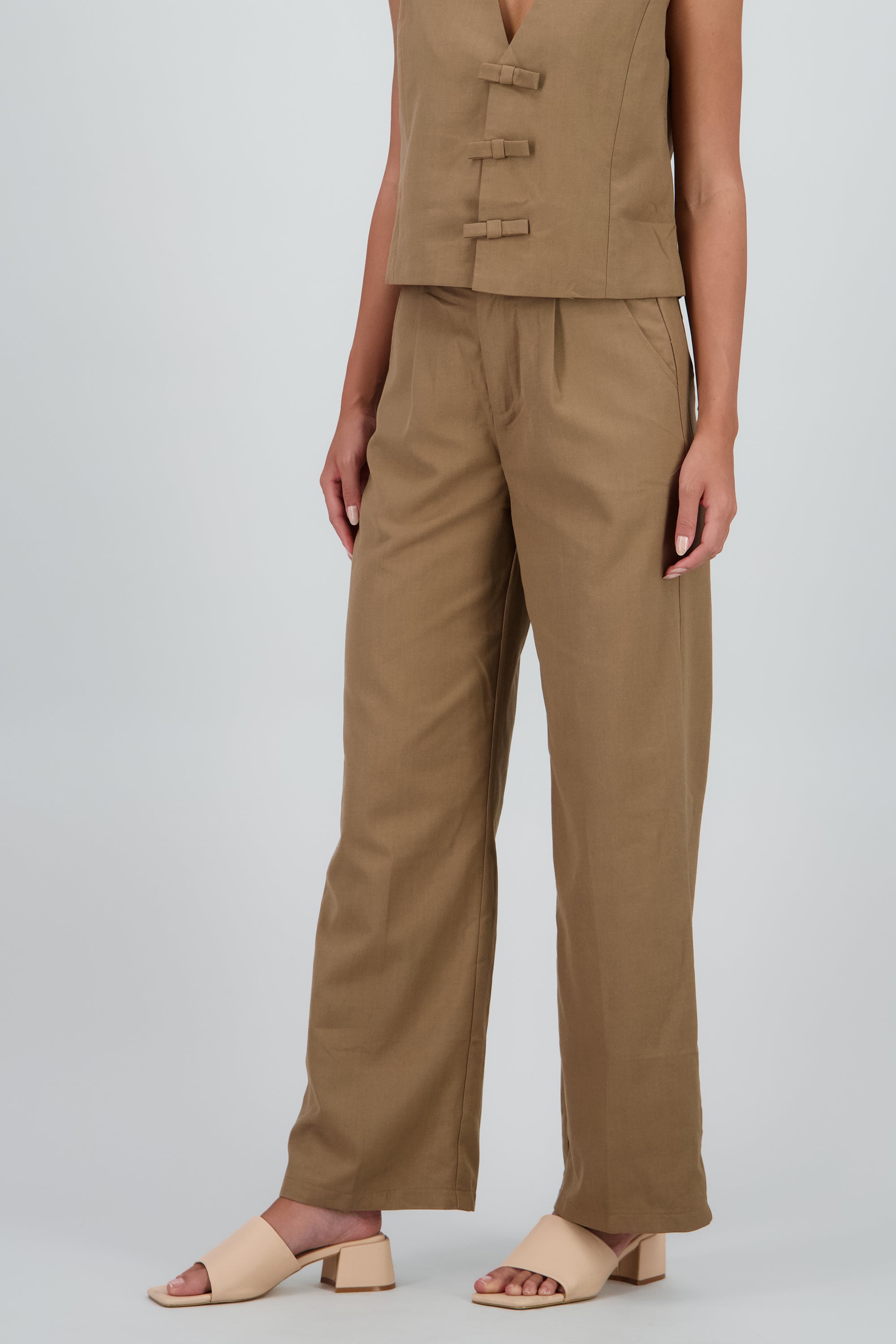 Pantalon sastre wide leg Hypsters CAFE