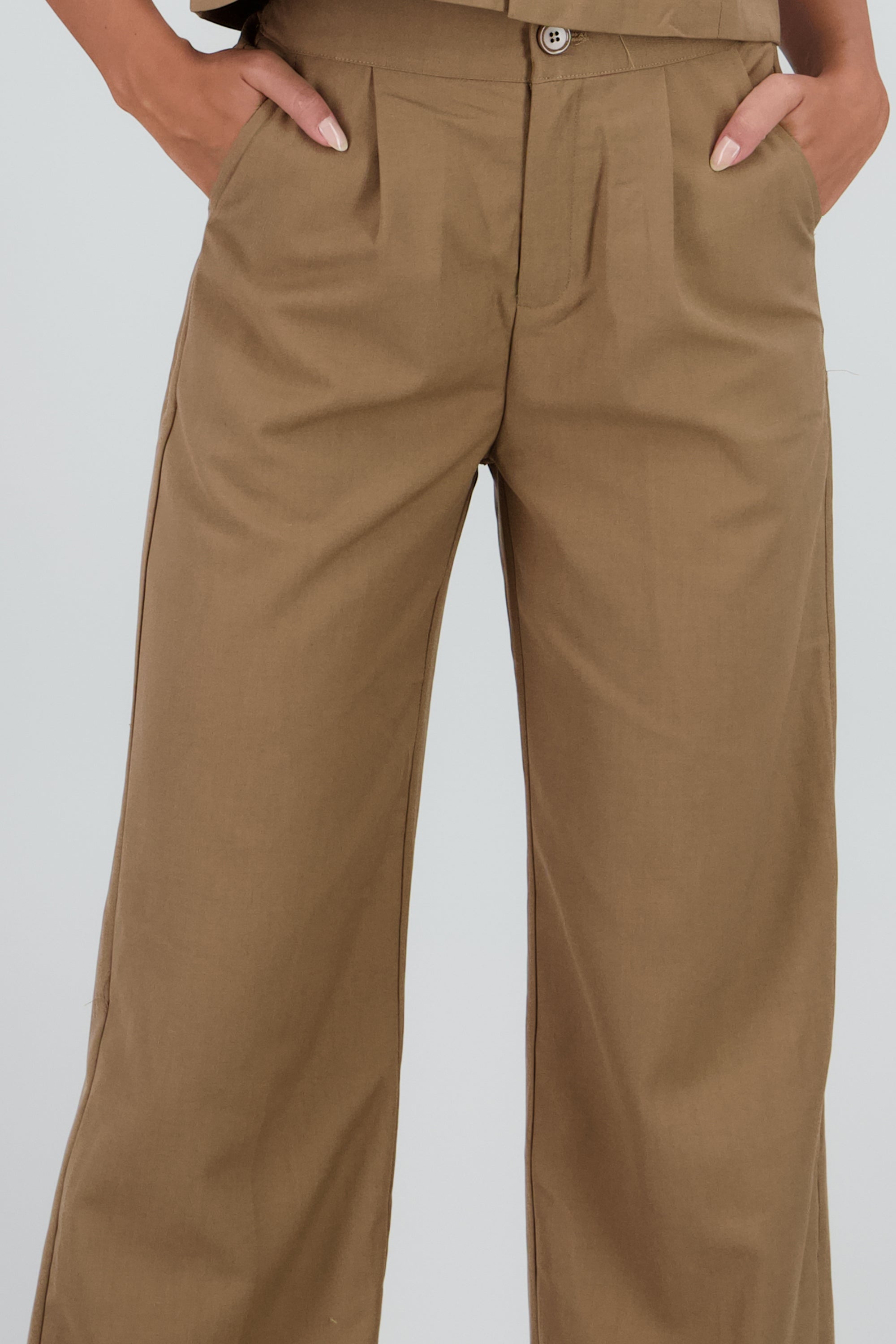 Pantalon sastre wide leg Hypsters CAFE