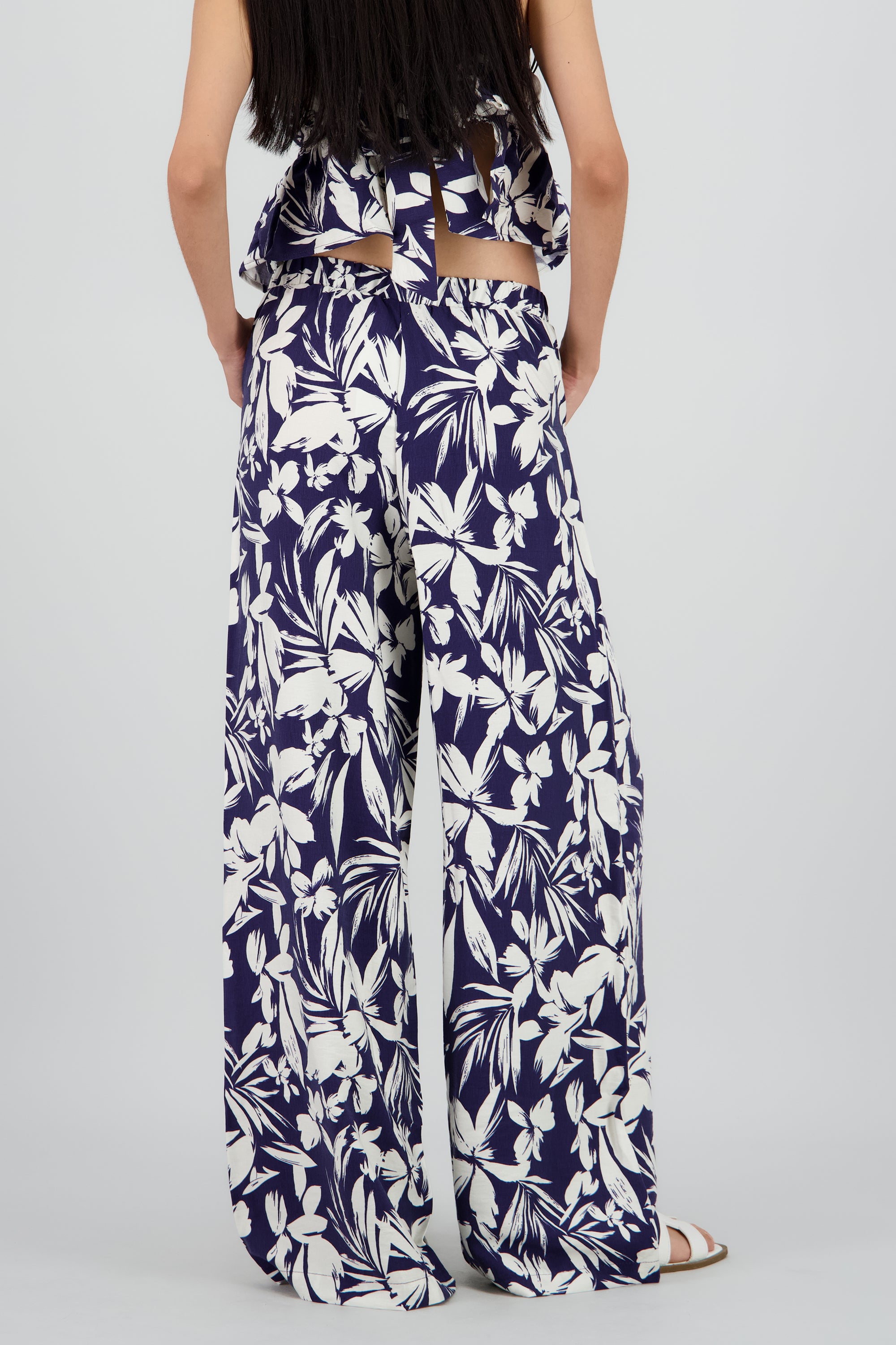 Pantalon amplio estampado MARINO