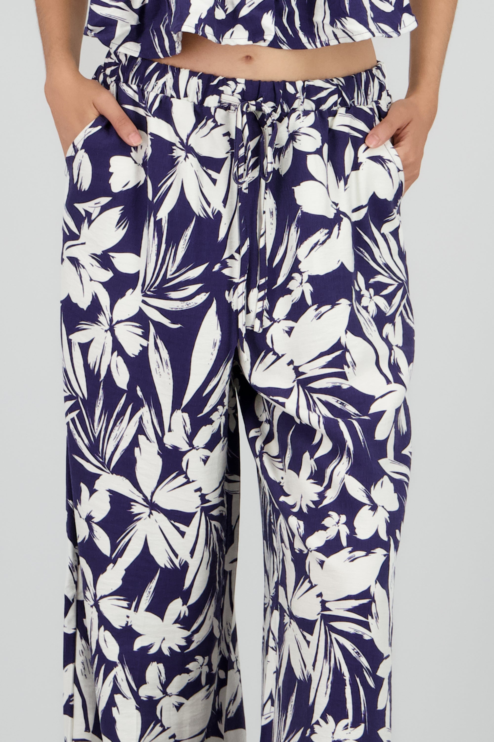 Pantalon amplio estampado MARINO