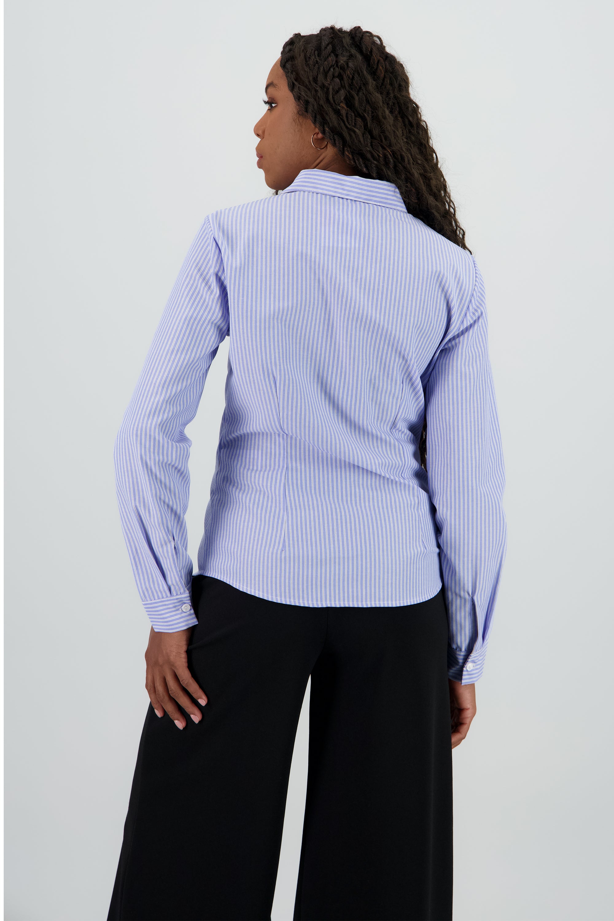 Camisa basica rayas AZUL COMBO