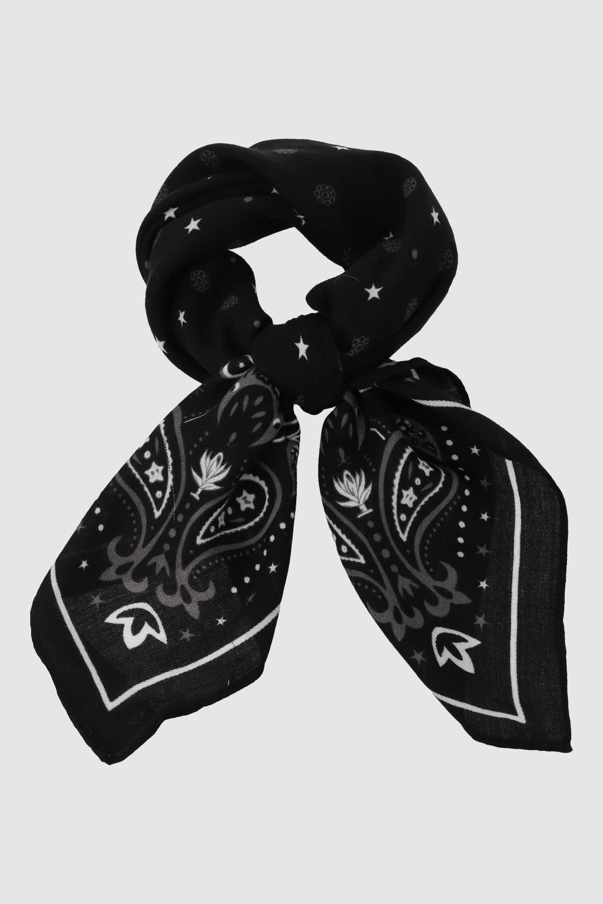 Pañuelo borde pasileys NEGRO