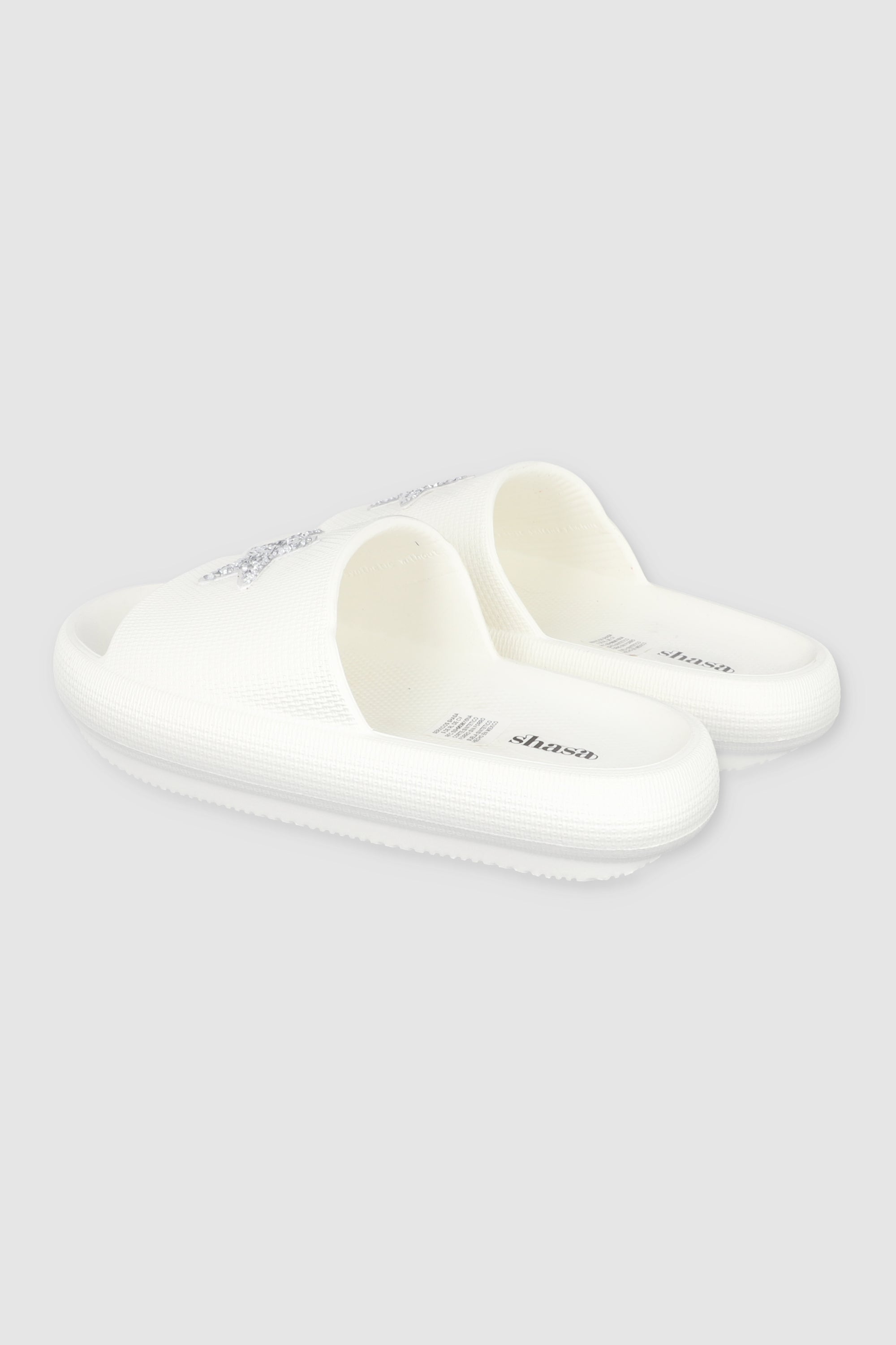 Slide eva estrella roca BLANCO