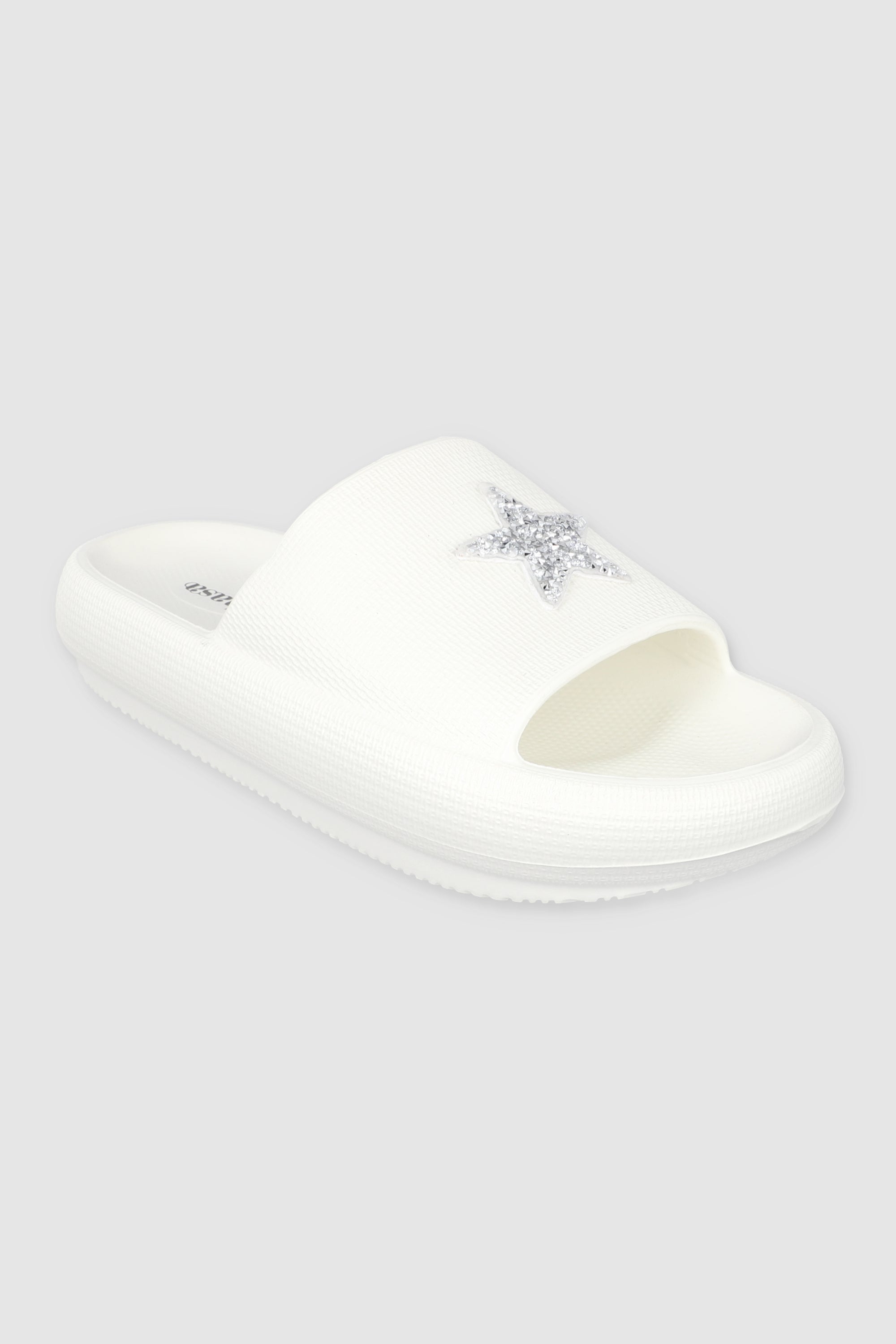 Slide eva estrella roca BLANCO