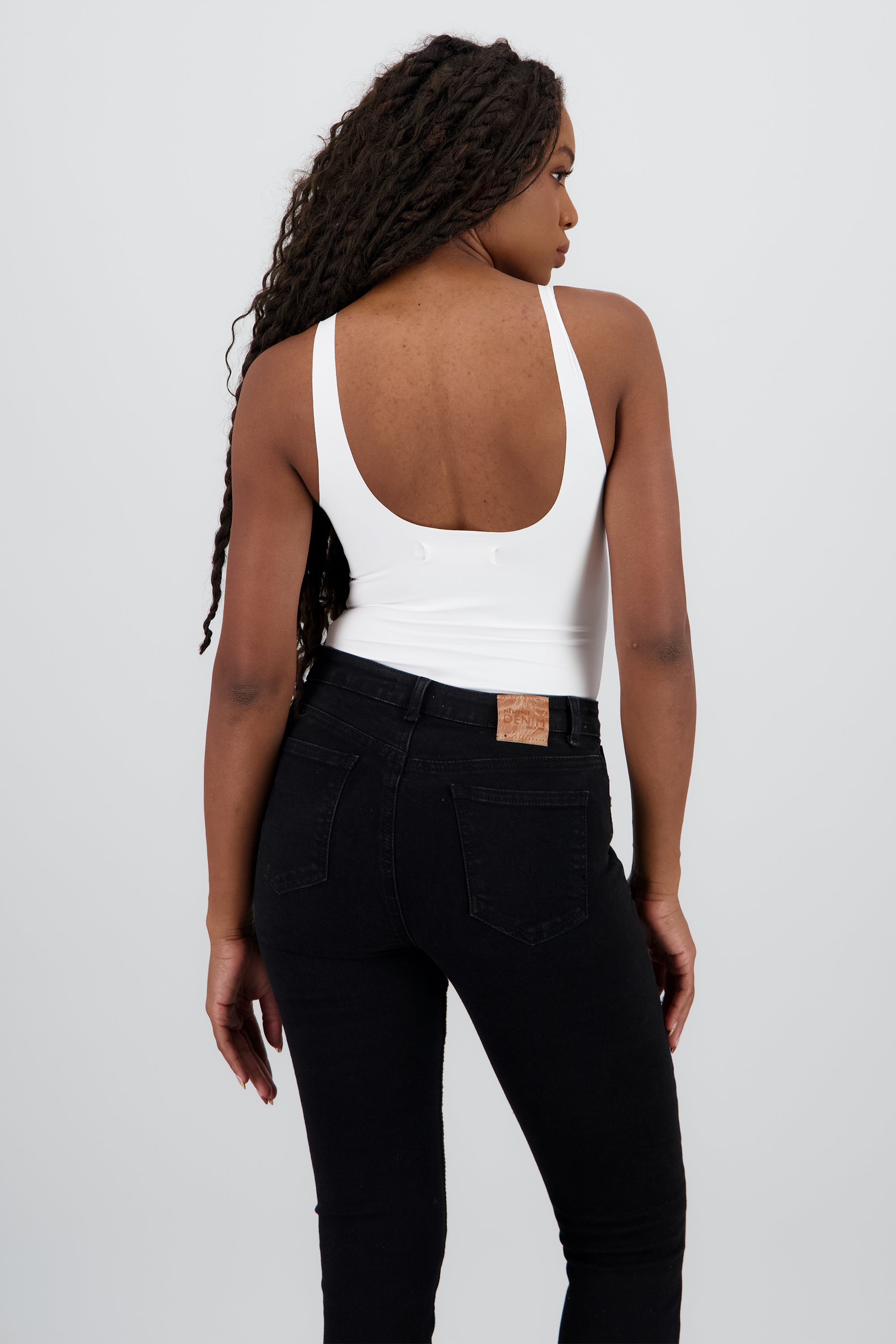 Body tirantes licra BLANCO