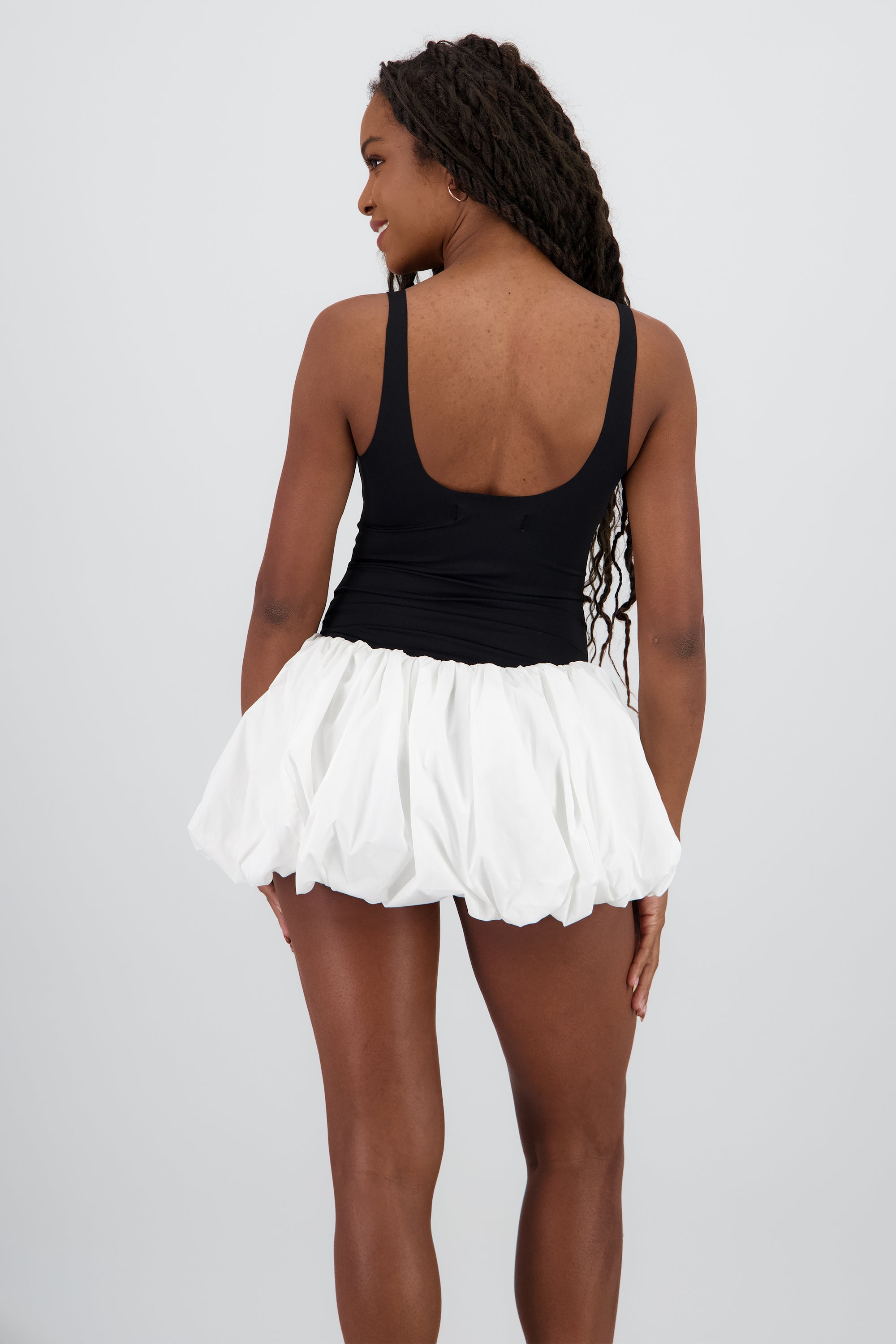 Body tirantes licra NEGRO